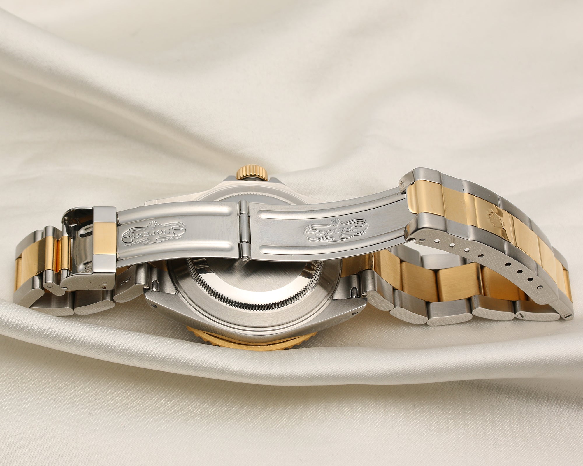 Rolex Submariner 16613 Steel & Gold Blue Second Hand Watch Collectors 8