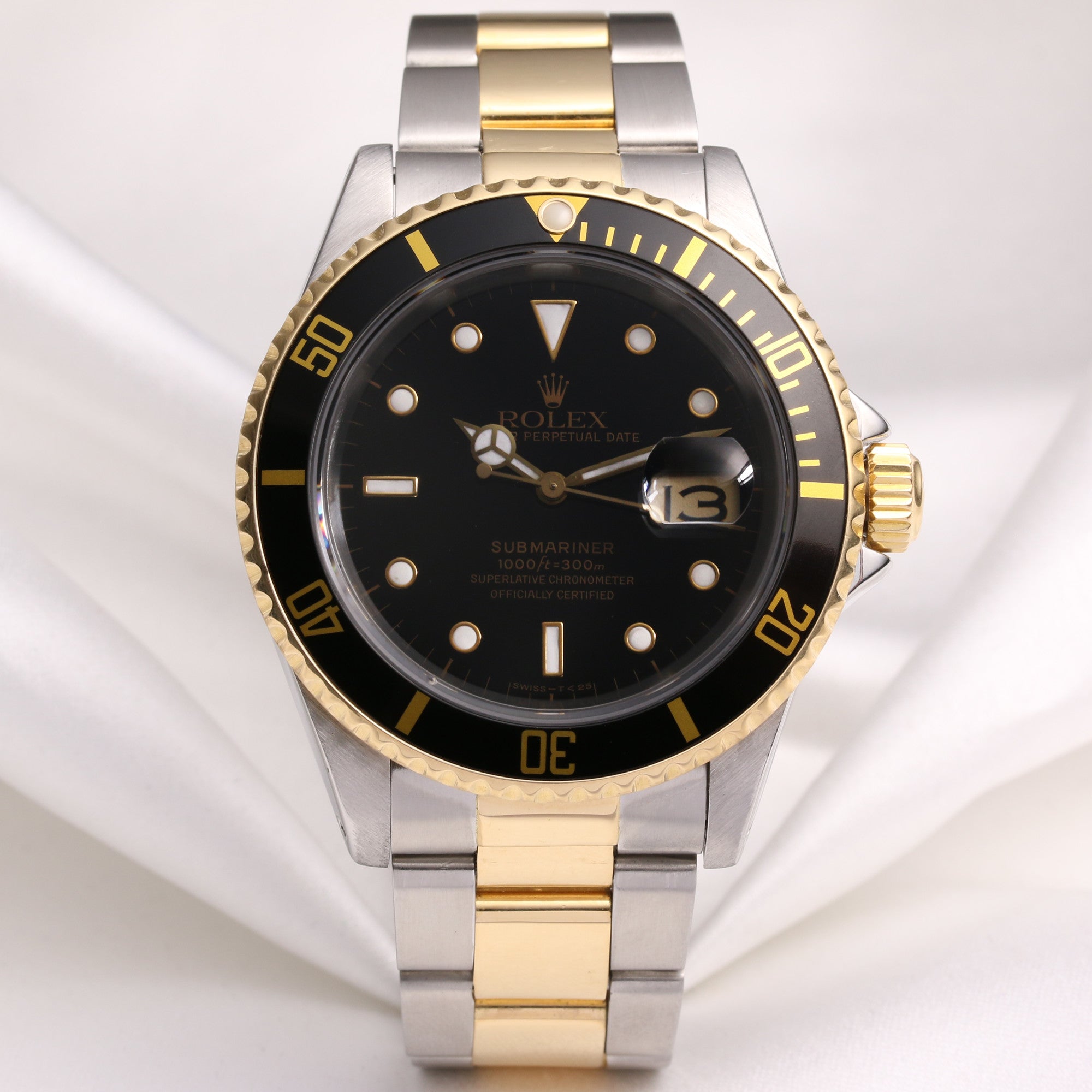 Rolex Submariner 16613 Steel & Gold Second Hand Watch Collectors 1