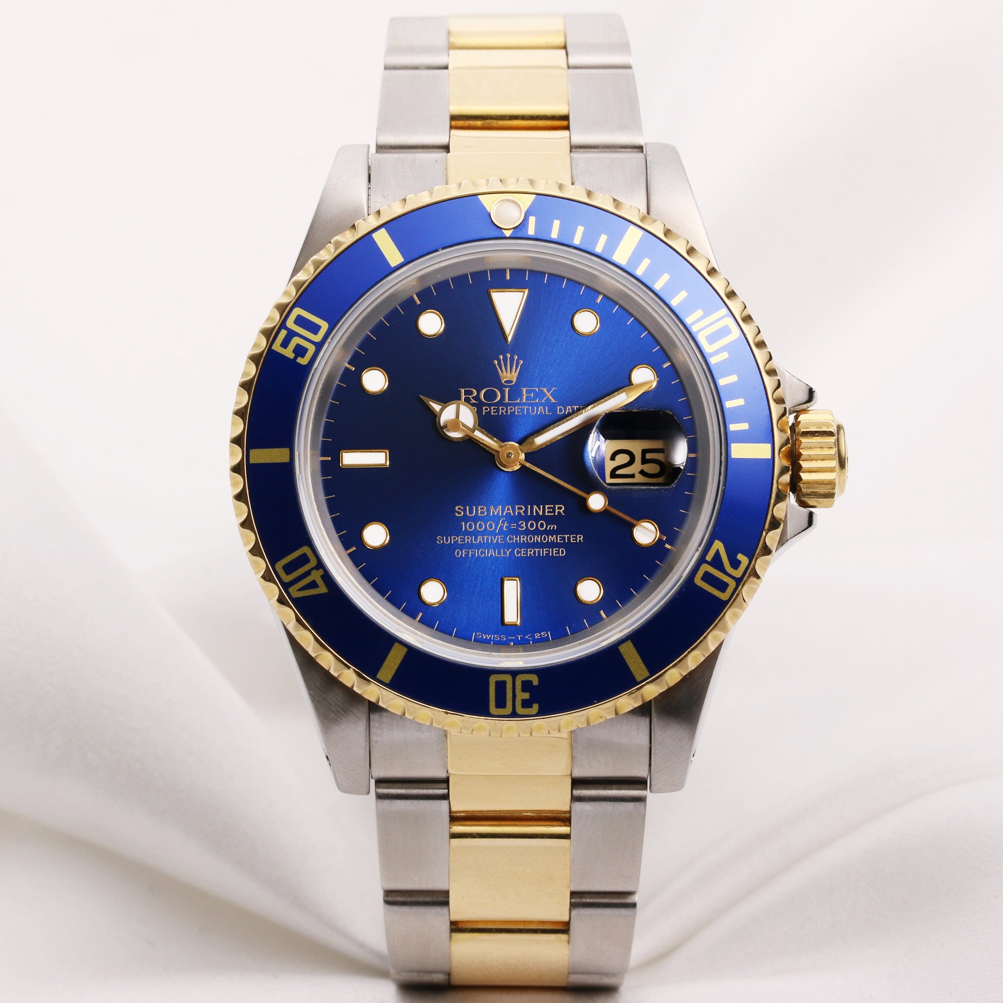 Rolex Submariner 16613 Steel & Gold Second Hand Watch Collectors (1)