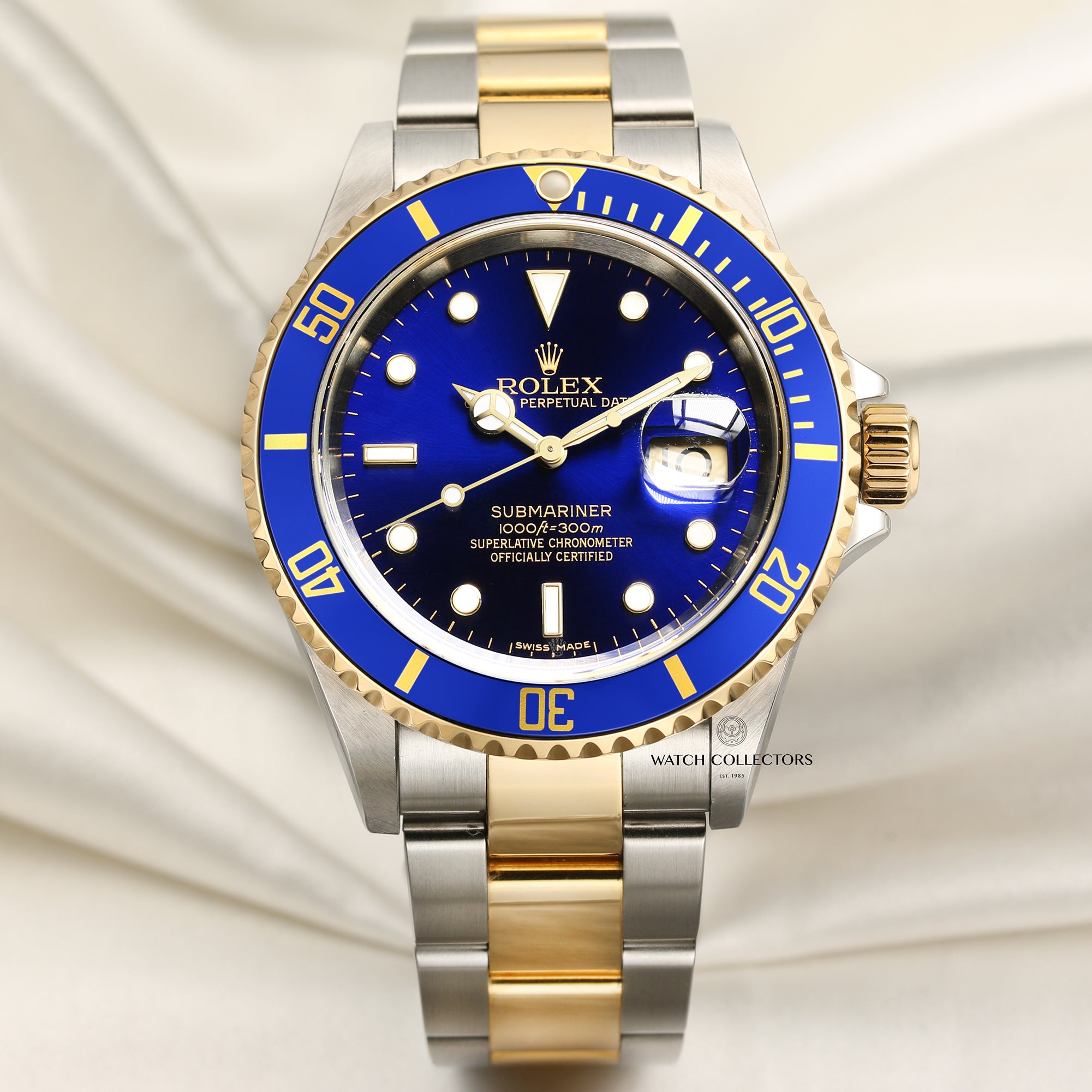 Rolex Submariner 16613 Steel & Gold Second Hand Watch Collectors 1
