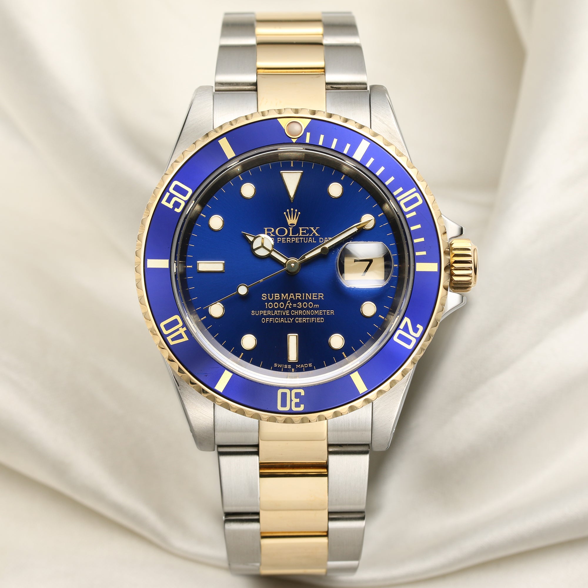 Rolex Submariner 16613 Steel & Gold Second Hand Watch Collectors 1