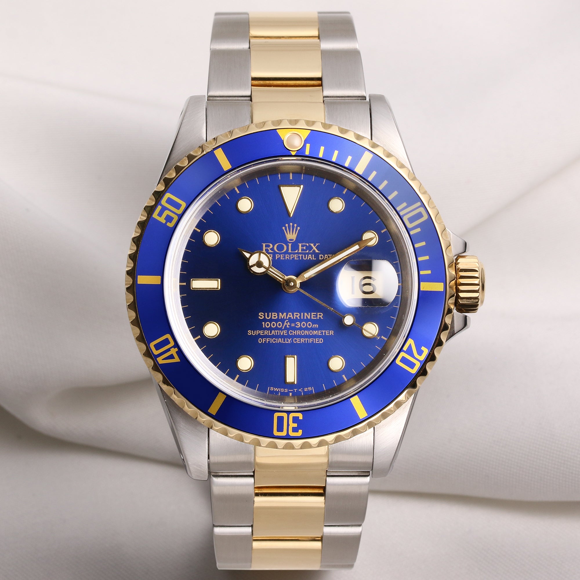 Rolex Submariner 16613 Steel & Gold Second Hand Watch Collectors 1