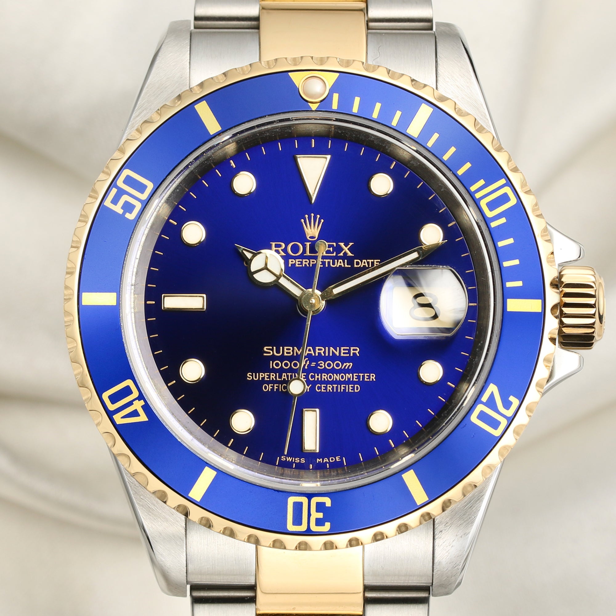 Rolex Submariner 16613 Steel & Gold Second Hand Watch Collectors 2