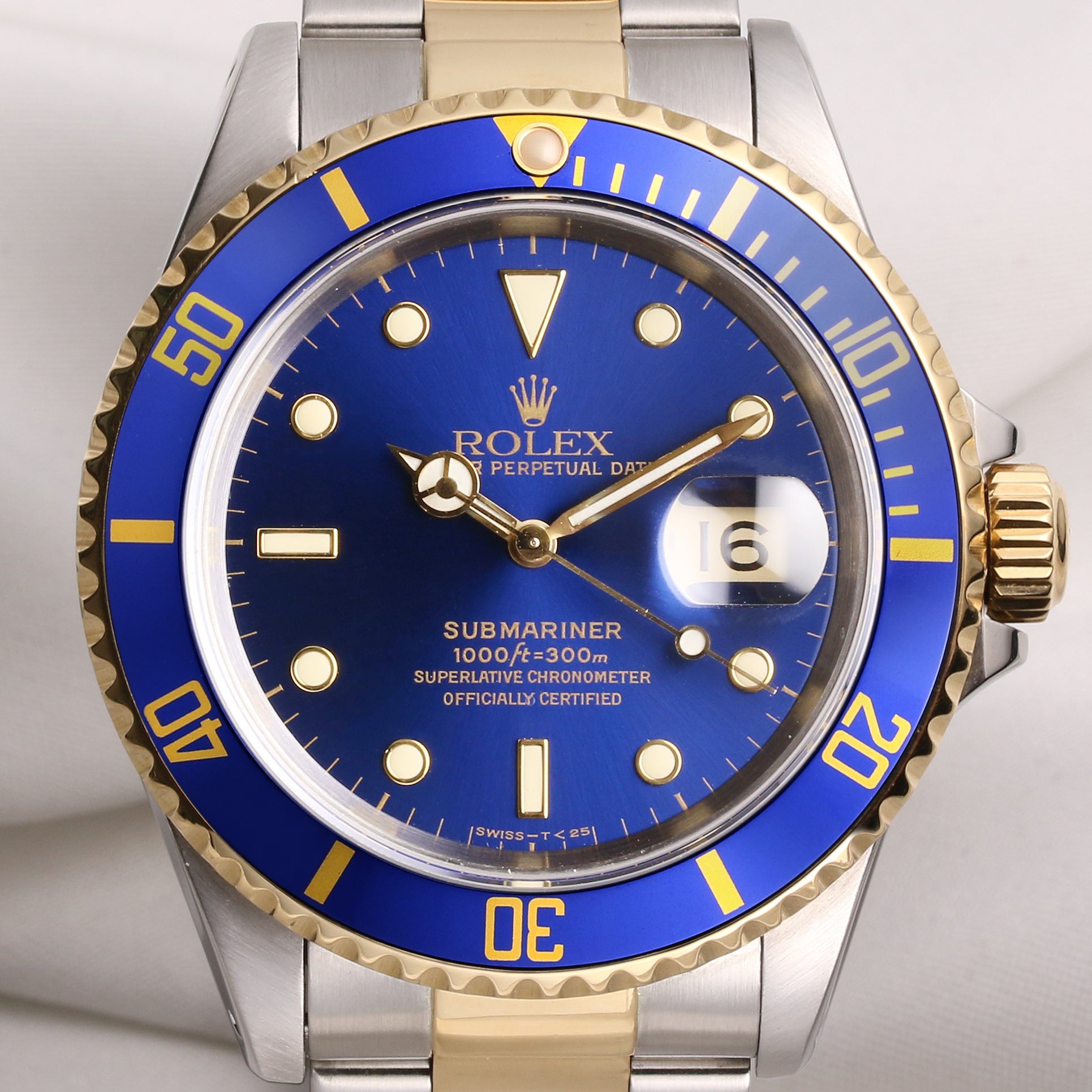 Rolex Submariner 16613 Steel & Gold Second Hand Watch Collectors 2