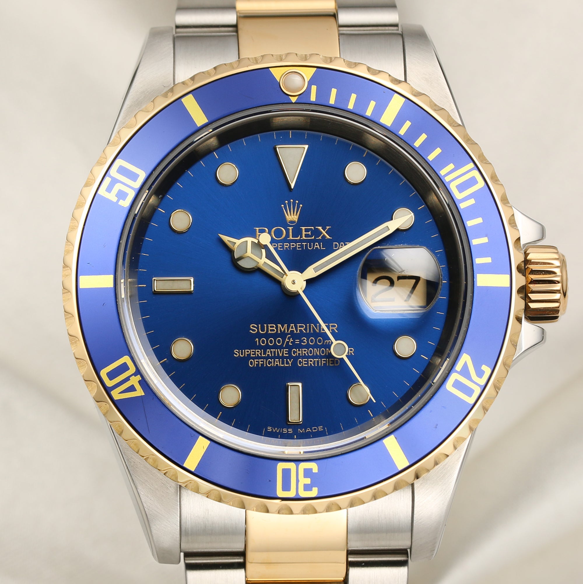 Rolex Submariner 16613 Steel & Gold Second Hand Watch Collectors 2