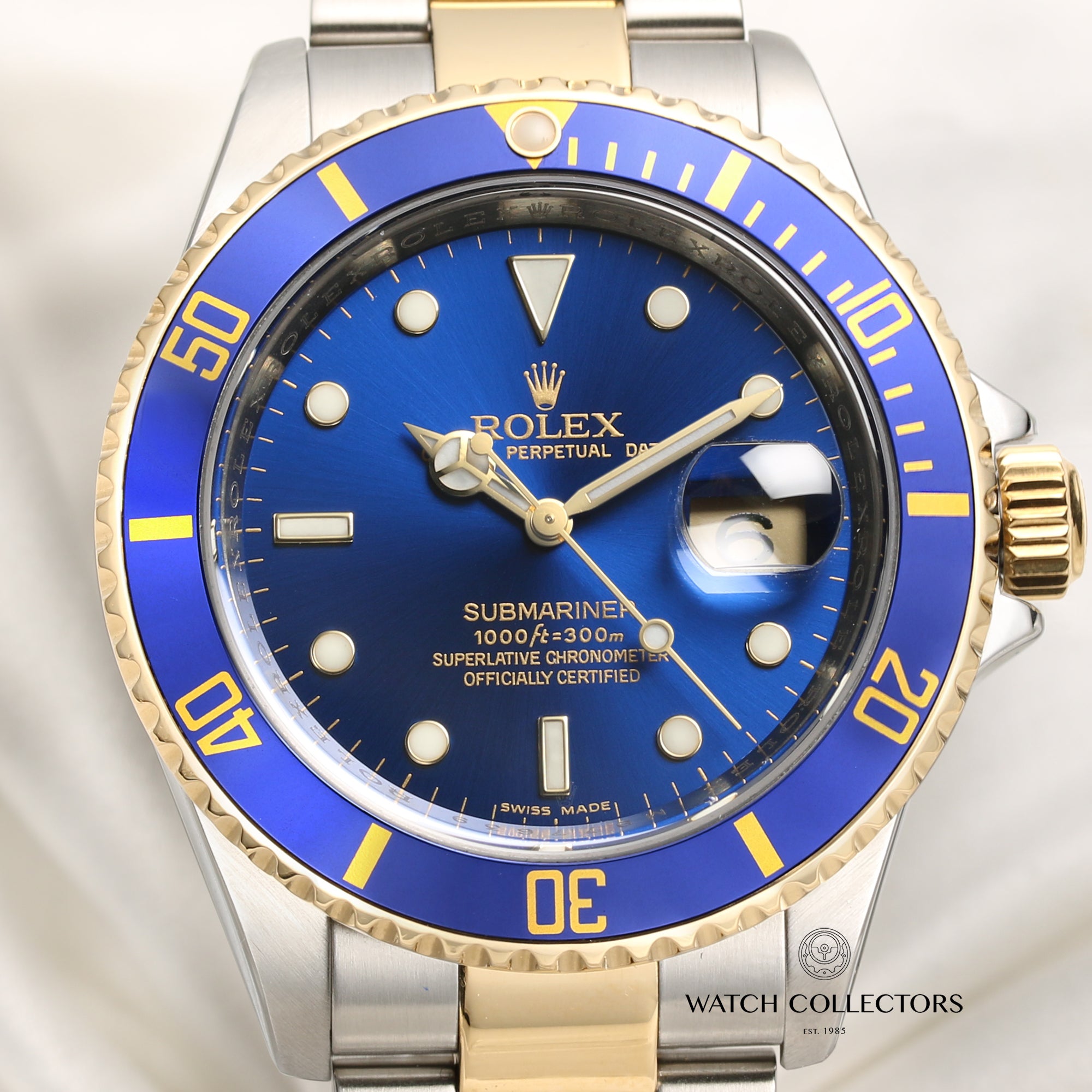 Rolex Submariner 16613 Steel & Gold Second Hand Watch Collectors 2