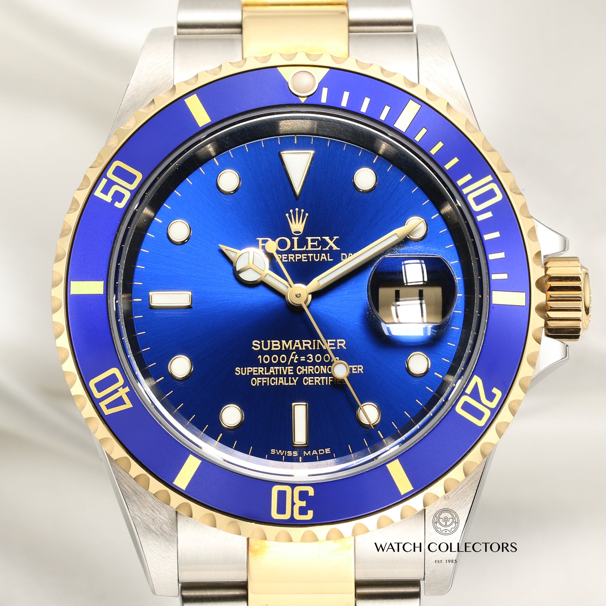 Rolex Submariner 16613 Steel & Gold Second Hand Watch Collectors 2