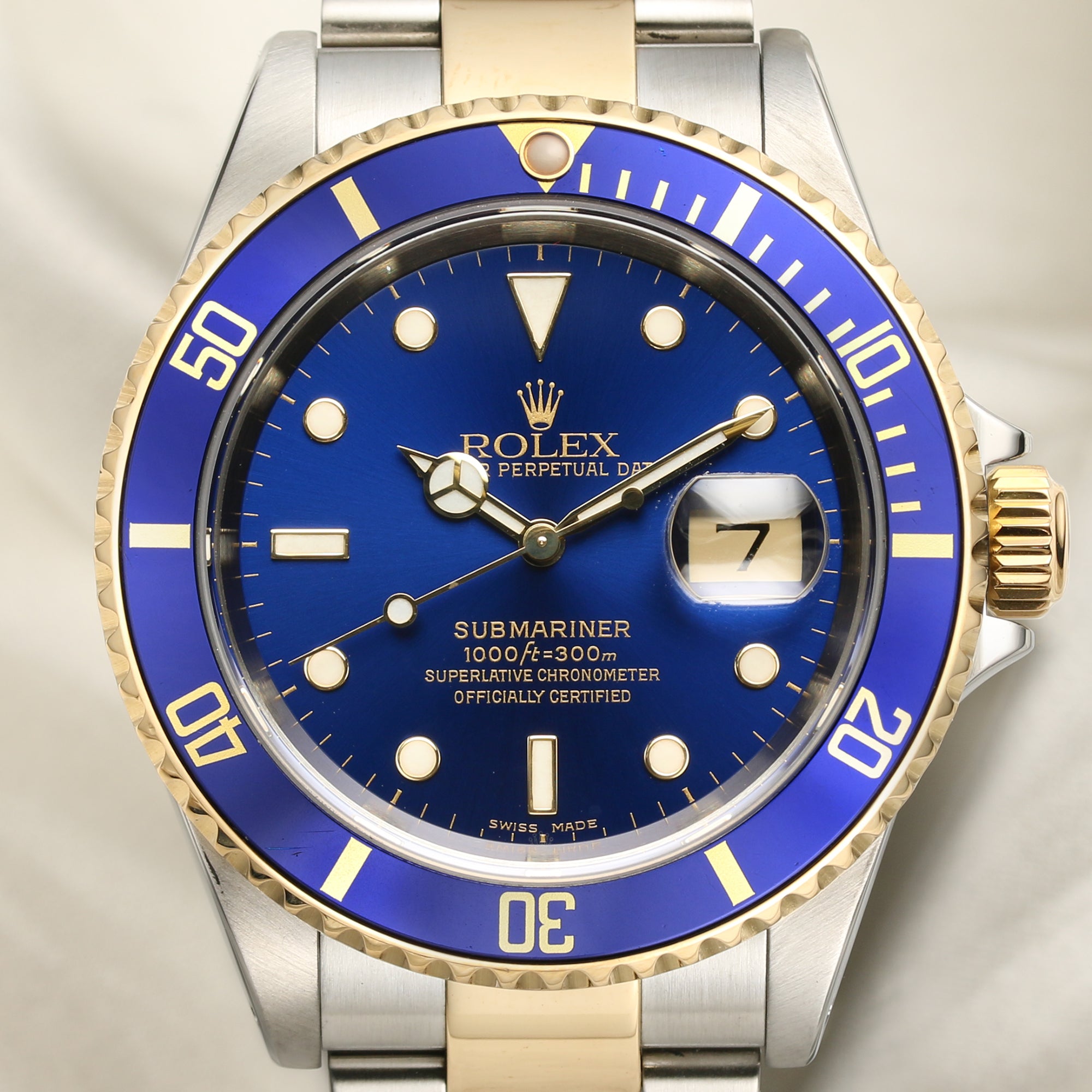 Rolex Submariner 16613 Steel & Gold Second Hand Watch Collectors 2