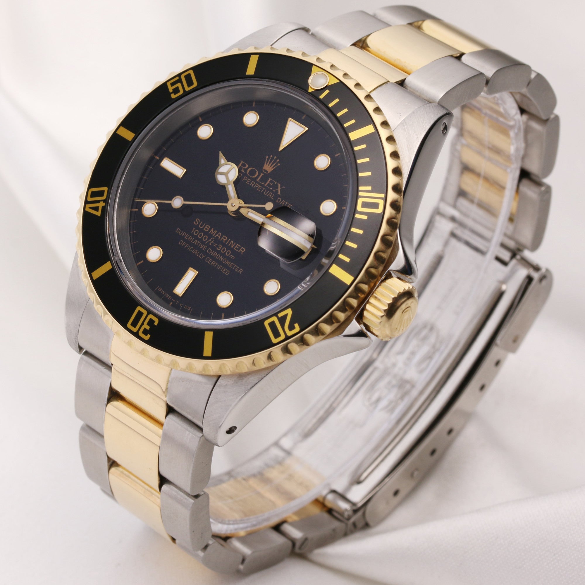 Rolex Submariner 16613 Steel & Gold Second Hand Watch Collectors 3