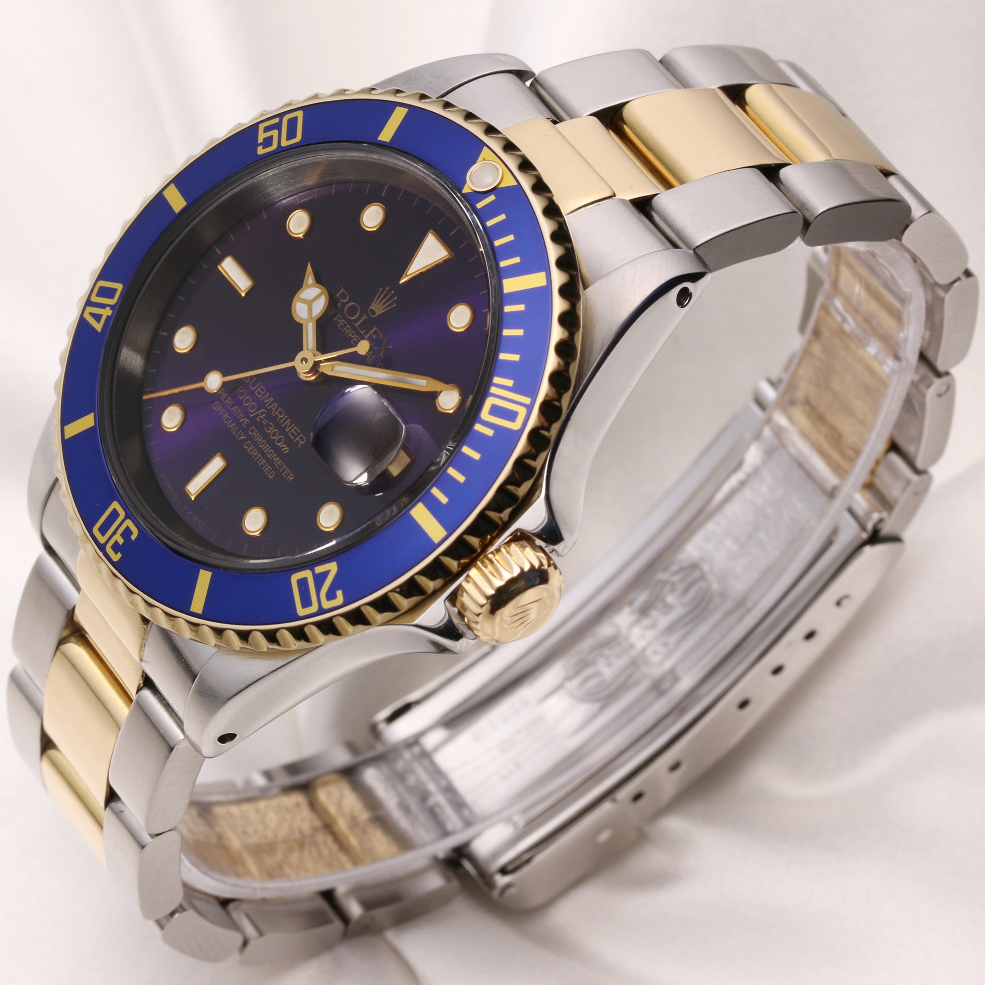 Rolex Submariner 16613 Steel & Gold Second Hand Watch Collectors 3