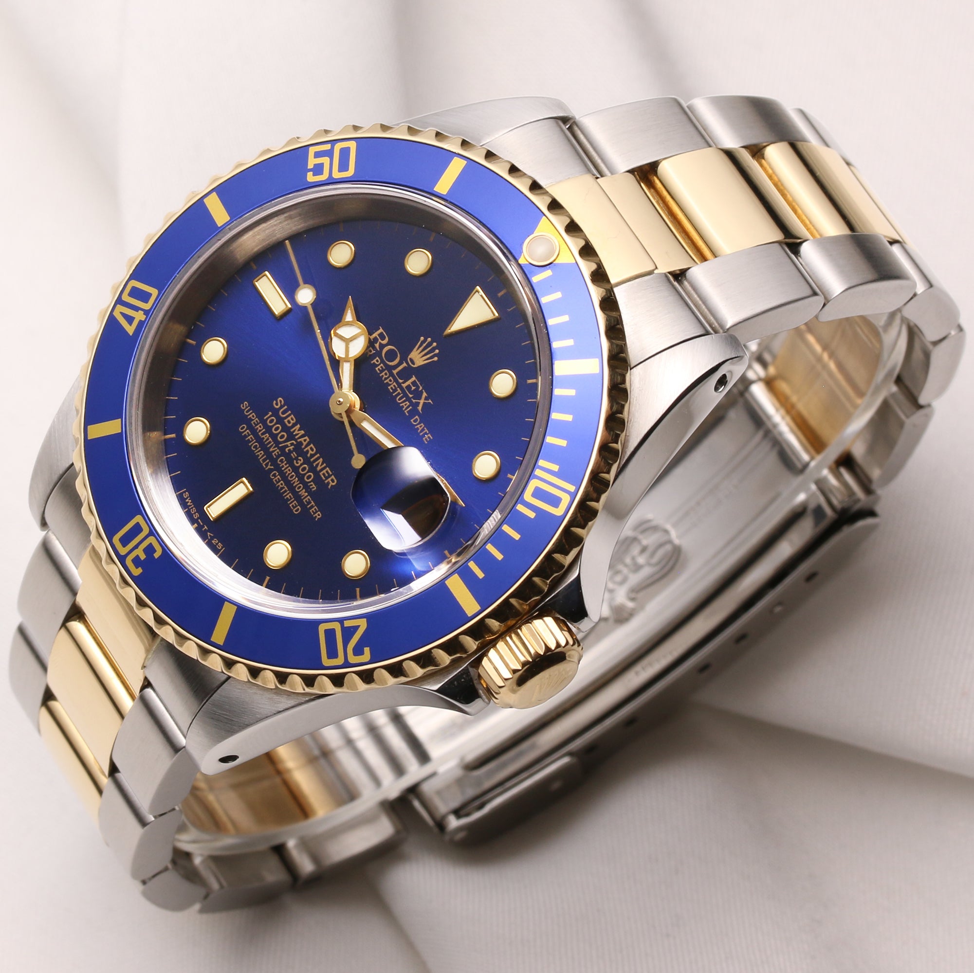 Rolex Submariner 16613 Steel & Gold Second Hand Watch Collectors 3