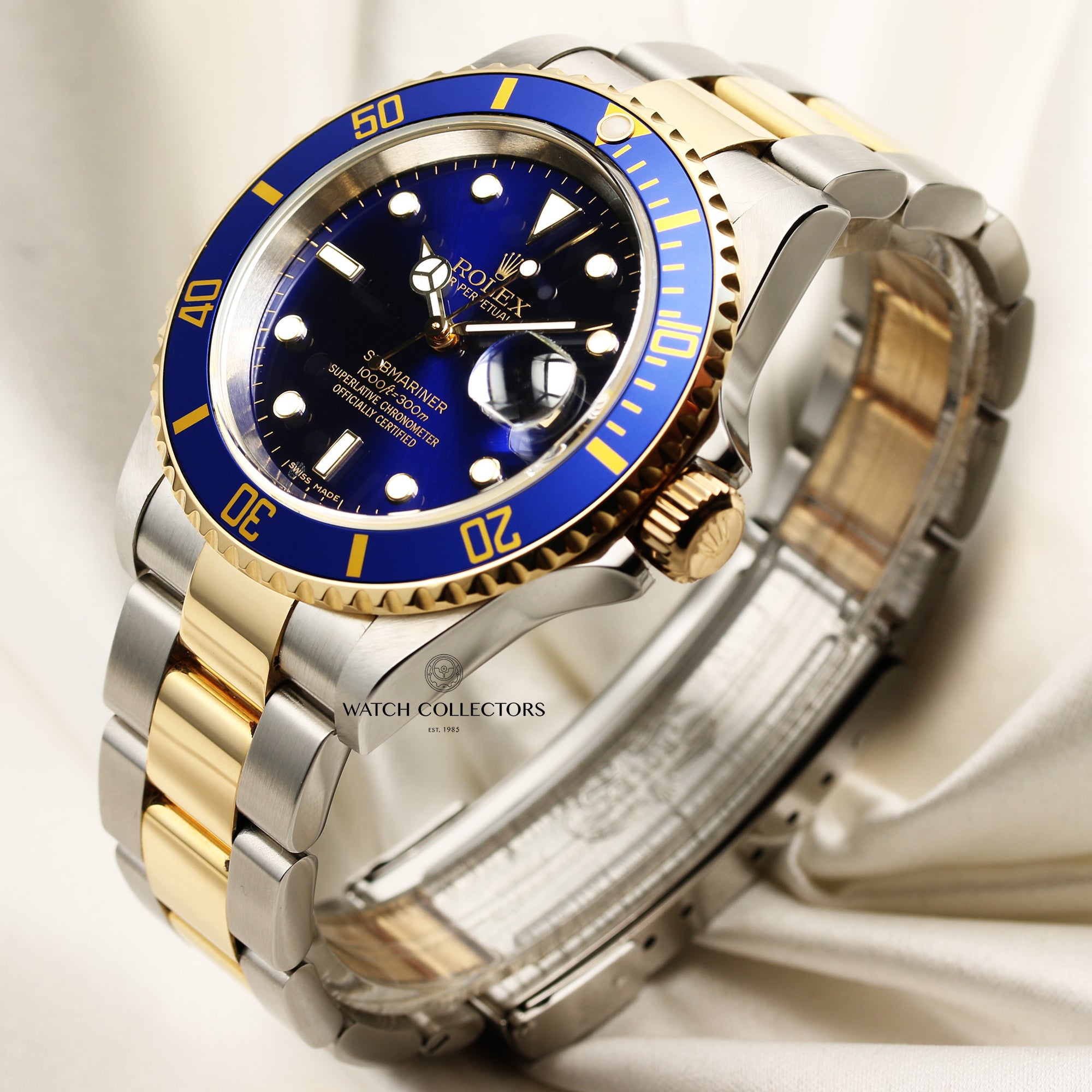 Rolex Submariner 16613 Steel & Gold Second Hand Watch Collectors 3