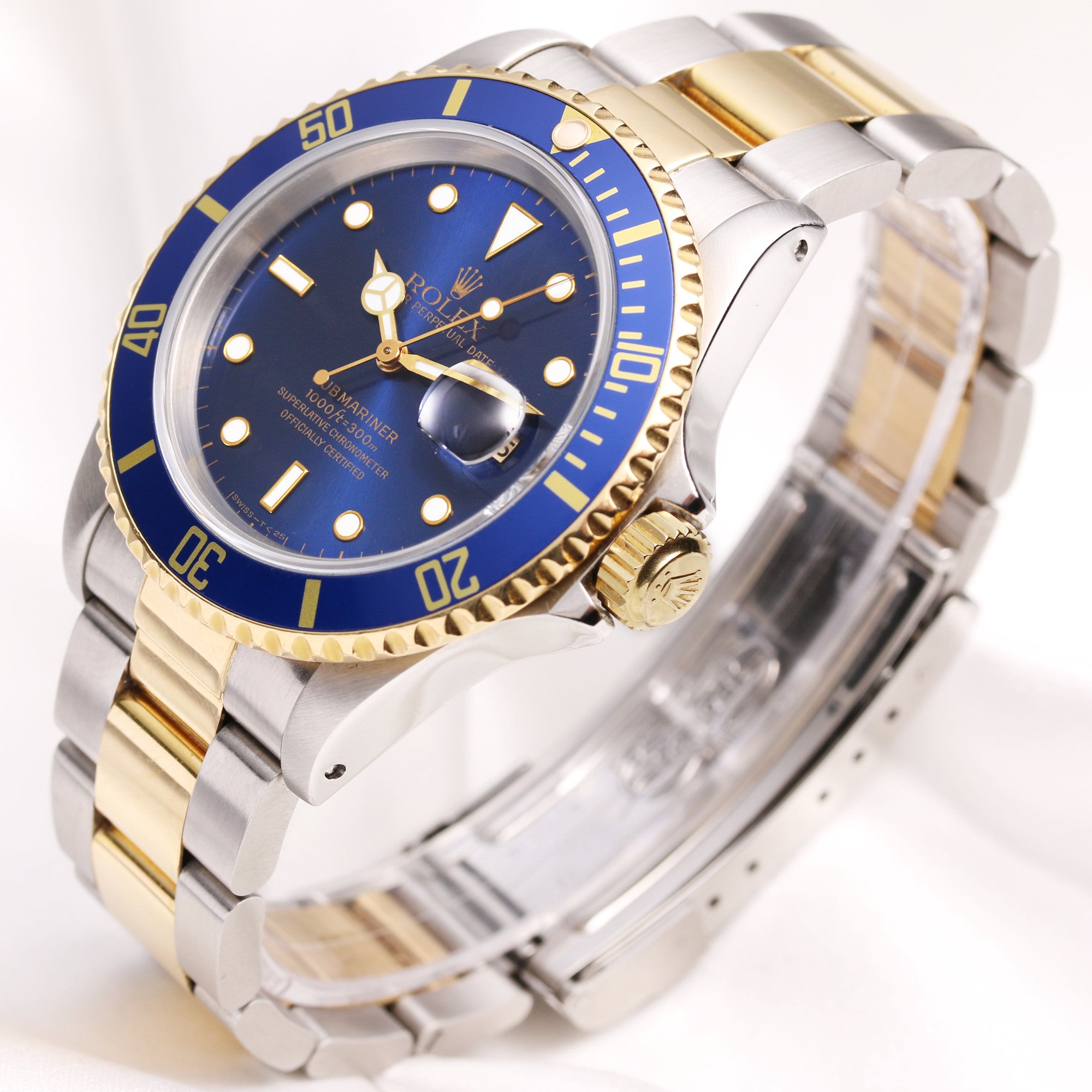 Rolex Submariner 16613 Steel & Gold Second Hand Watch Collectors (3)
