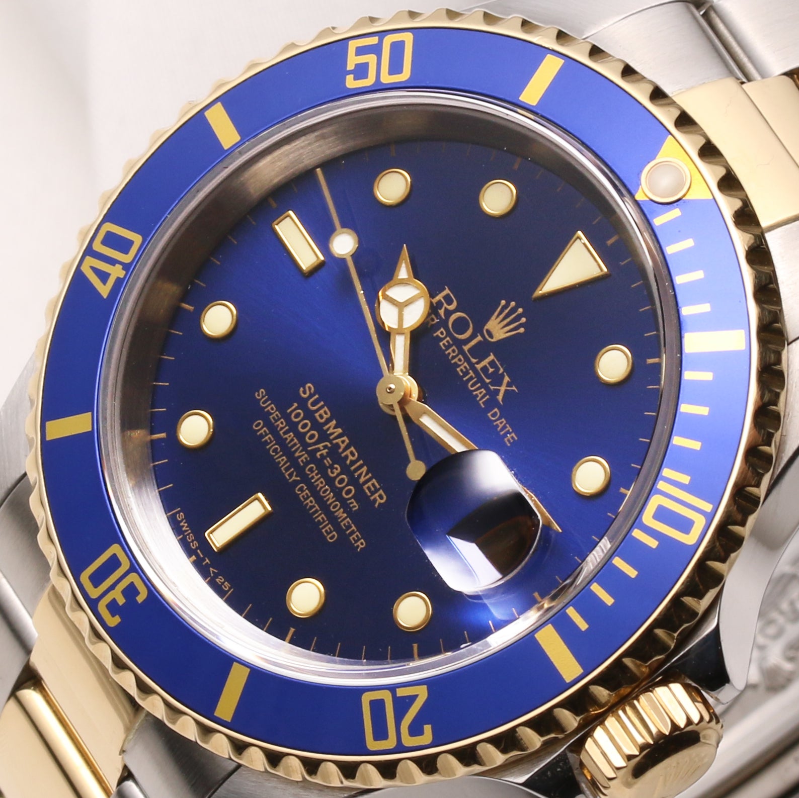 Rolex Submariner 16613 Steel & Gold Second Hand Watch Collectors 4