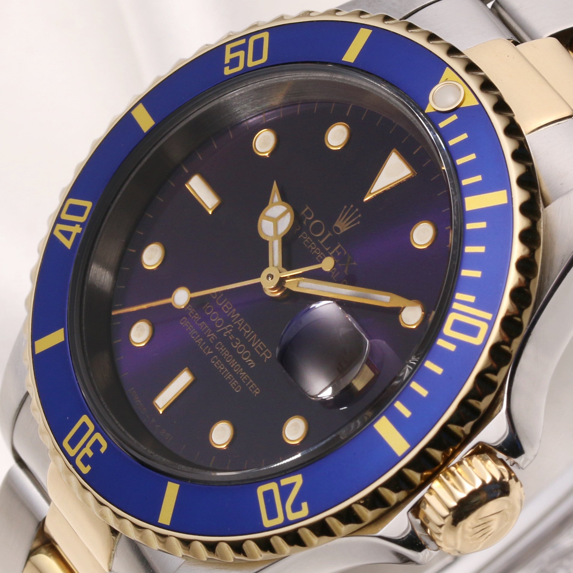 Rolex Submariner 16613 Steel & Gold Second Hand Watch Collectors 4