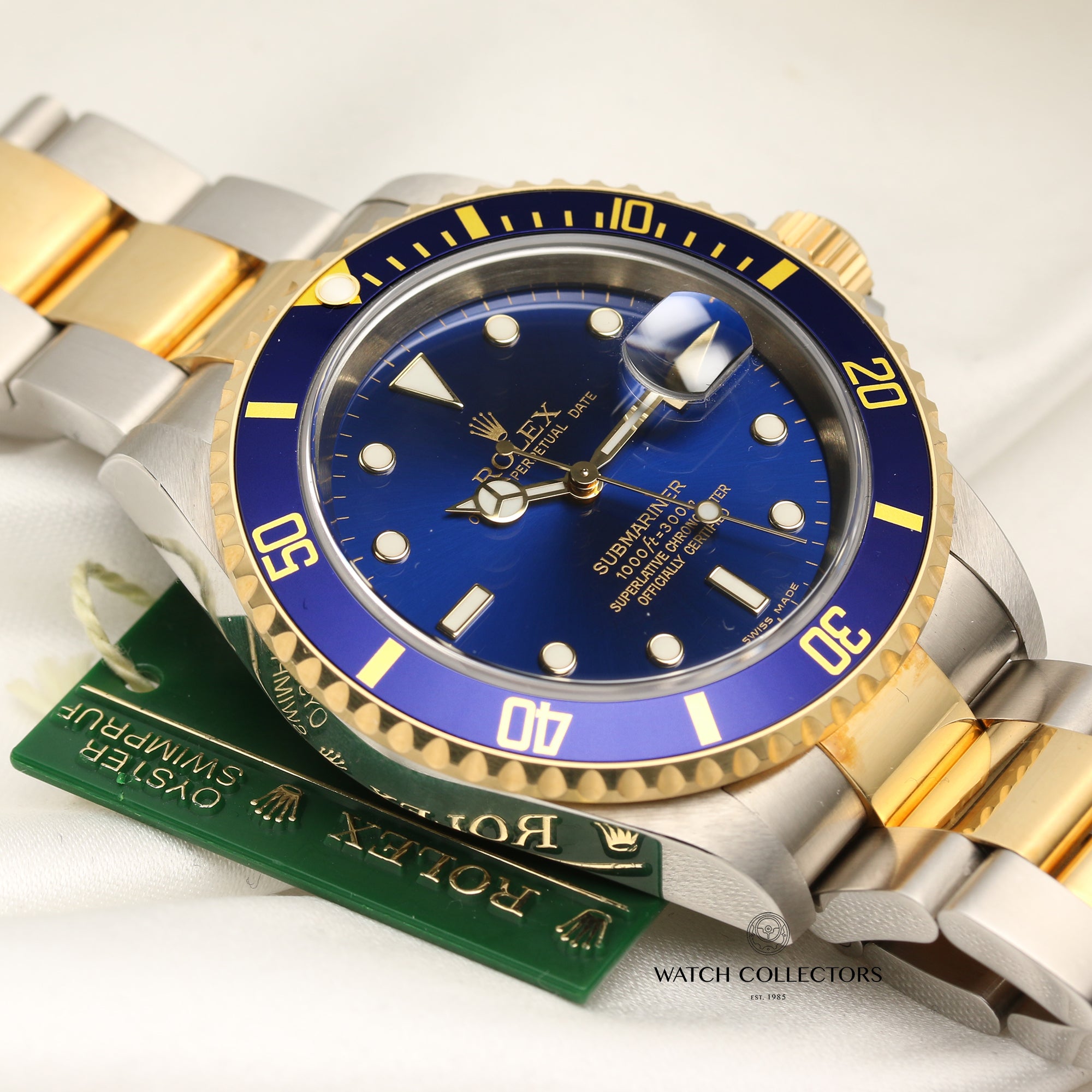 Rolex Submariner 16613 Steel & Gold Second Hand Watch Collectors 5