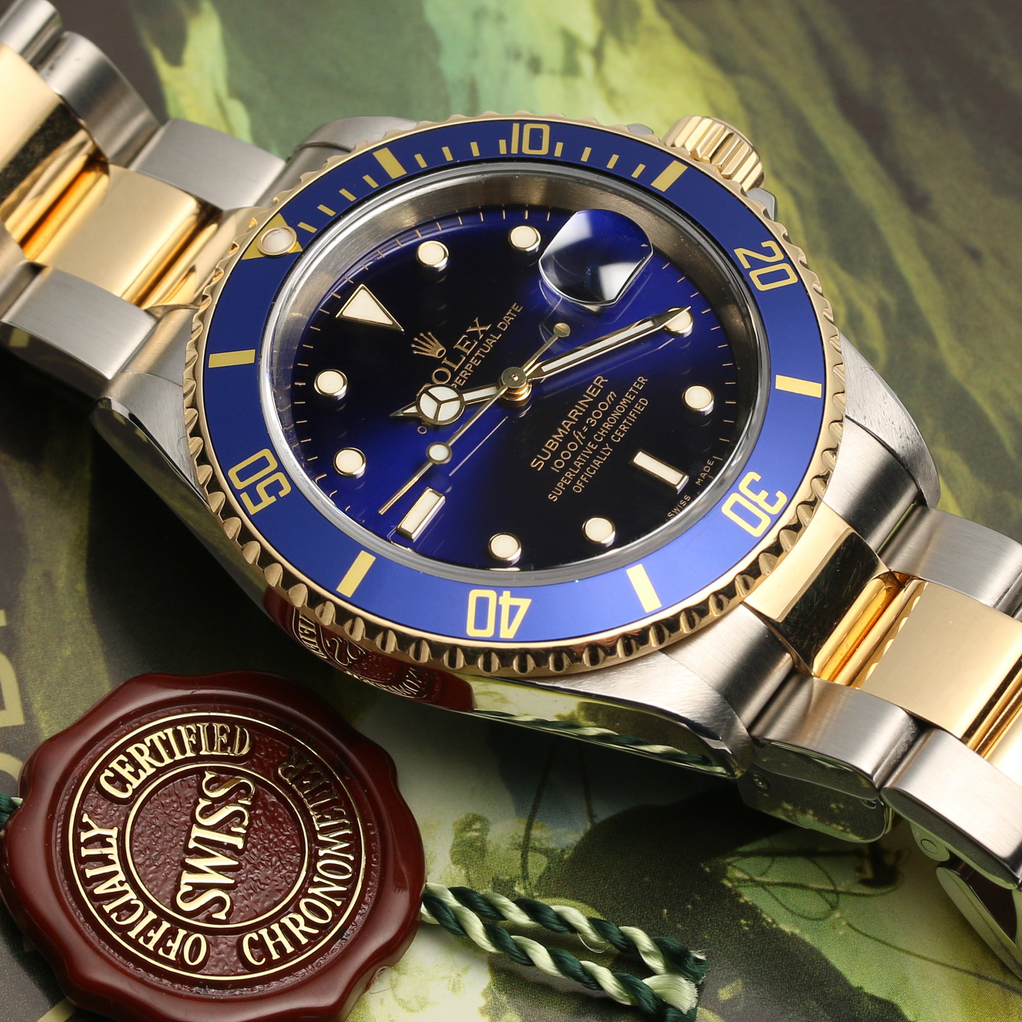 Rolex Submariner 16613 Steel & Gold Second Hand Watch Collectors 5