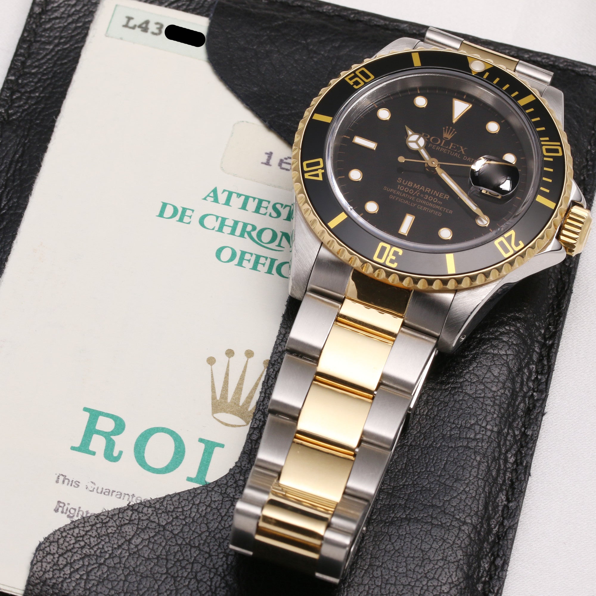 Rolex Submariner 16613 Steel & Gold Second Hand Watch Collectors 7