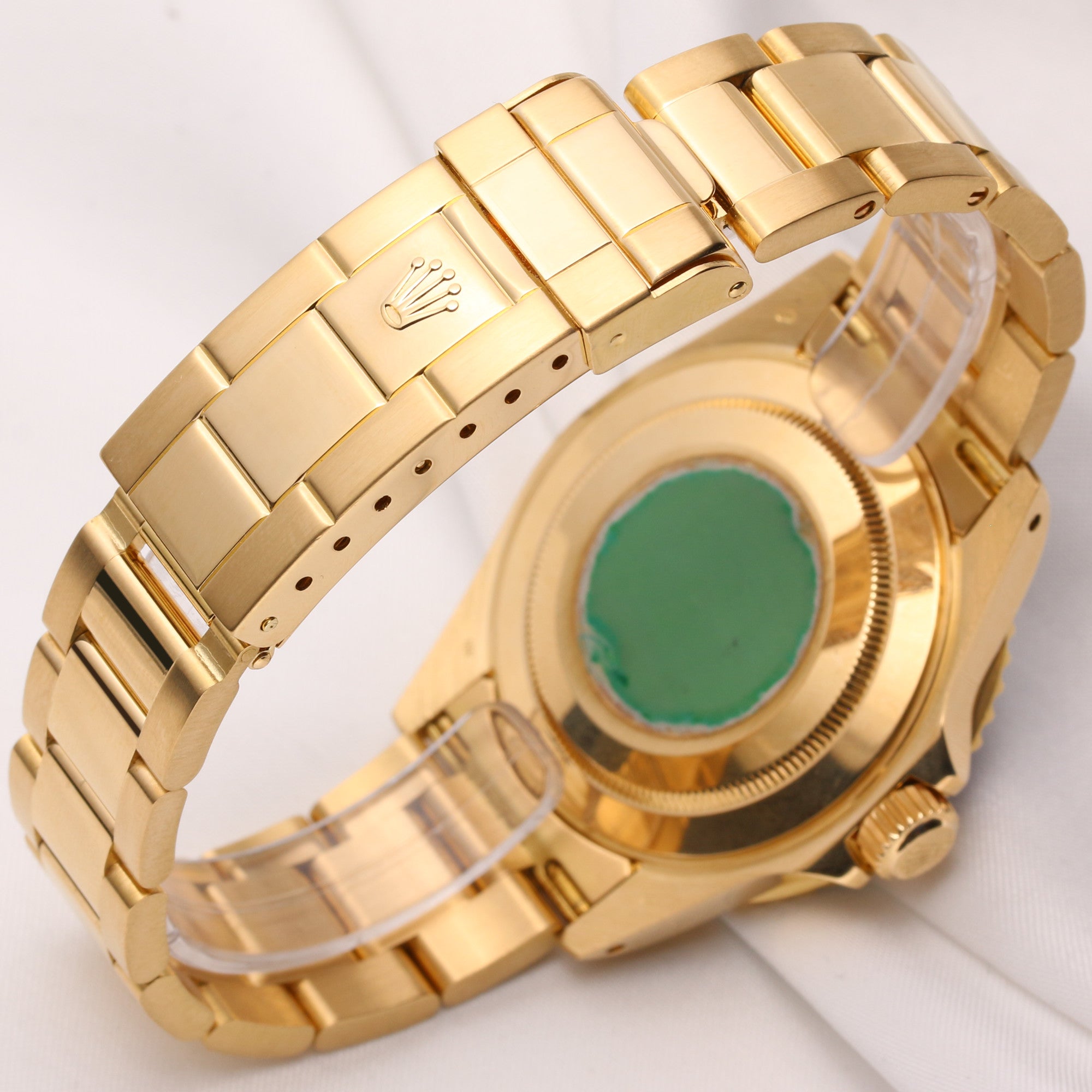 Rolex Submariner 16618 18K Yellow Gold Blue Dial & Bezel Second Hand Watch Collectors 5