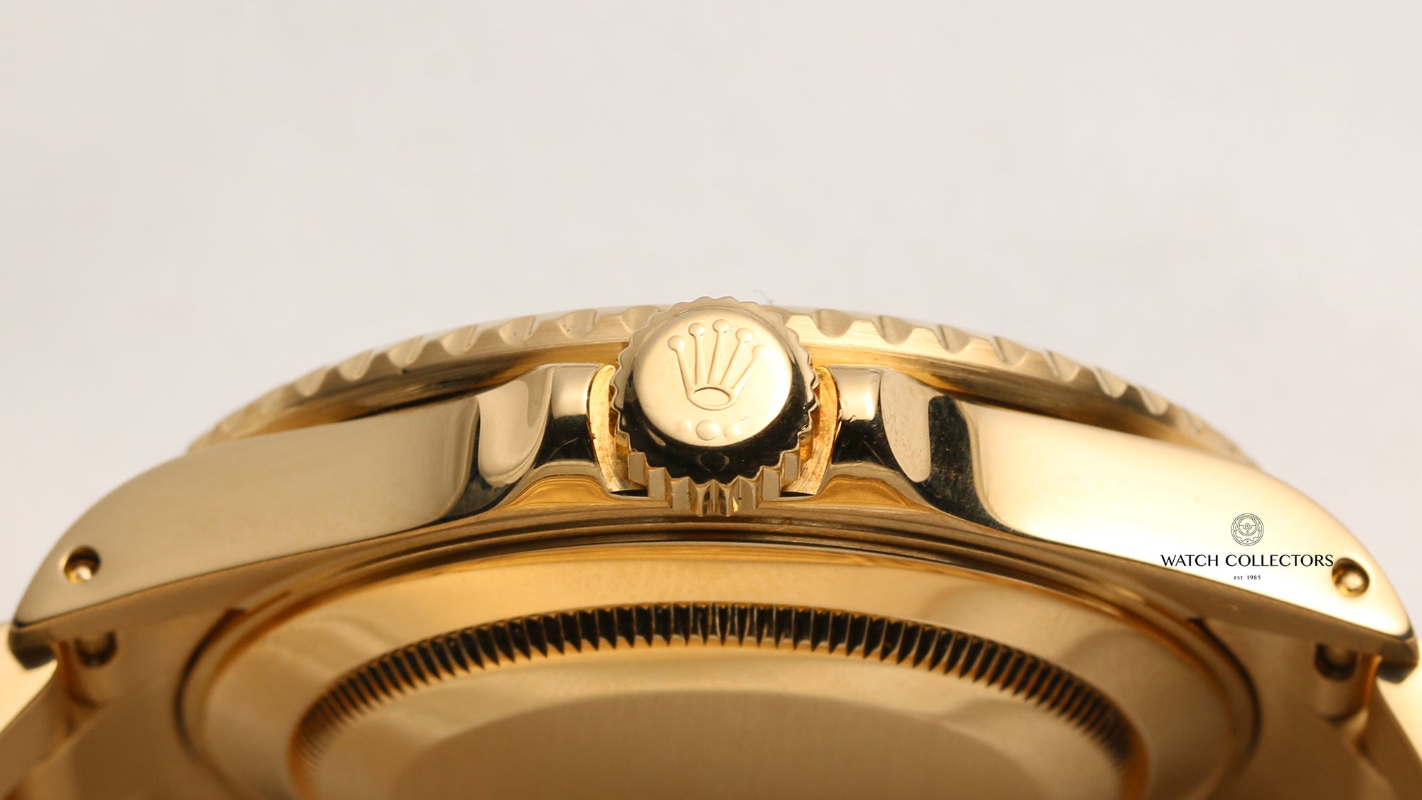 Rolex Submariner 16618 18K Yellow Gold Blue Second Hand Watch Collectors 6