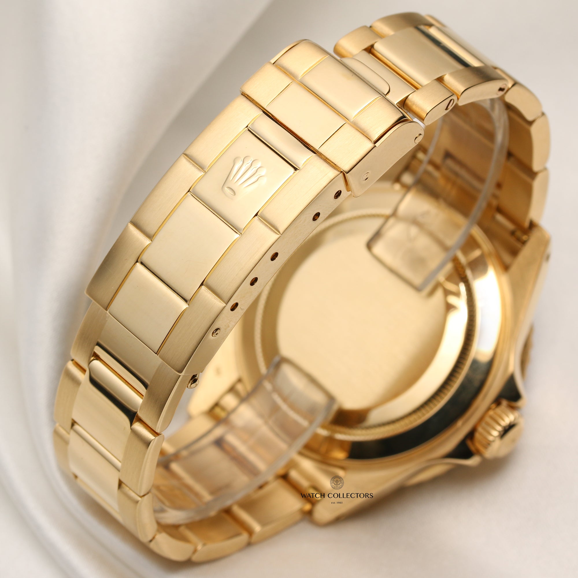 Rolex Submariner 16618 18K Yellow Gold Blue Second Hand Watch Collectors 7