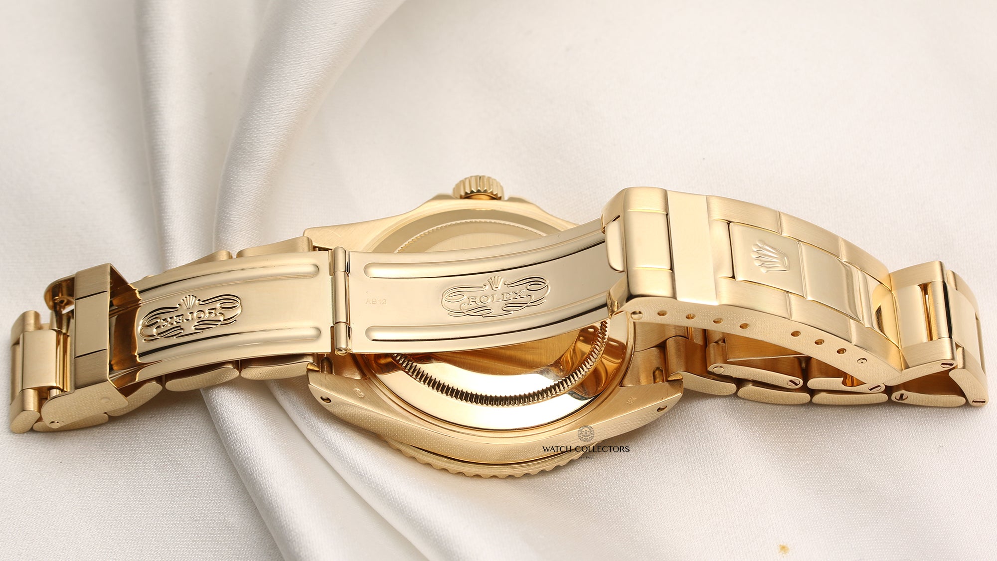 Rolex Submariner 16618 18K Yellow Gold Blue Second Hand Watch Collectors 8