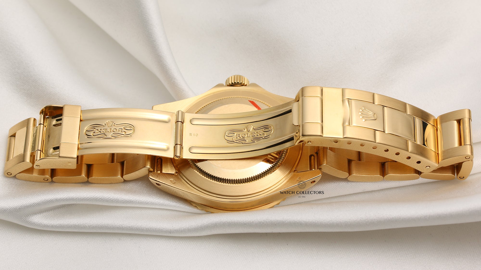 Rolex Submariner 16618 18K Yellow Gold Second Hand Watch Collectors 8