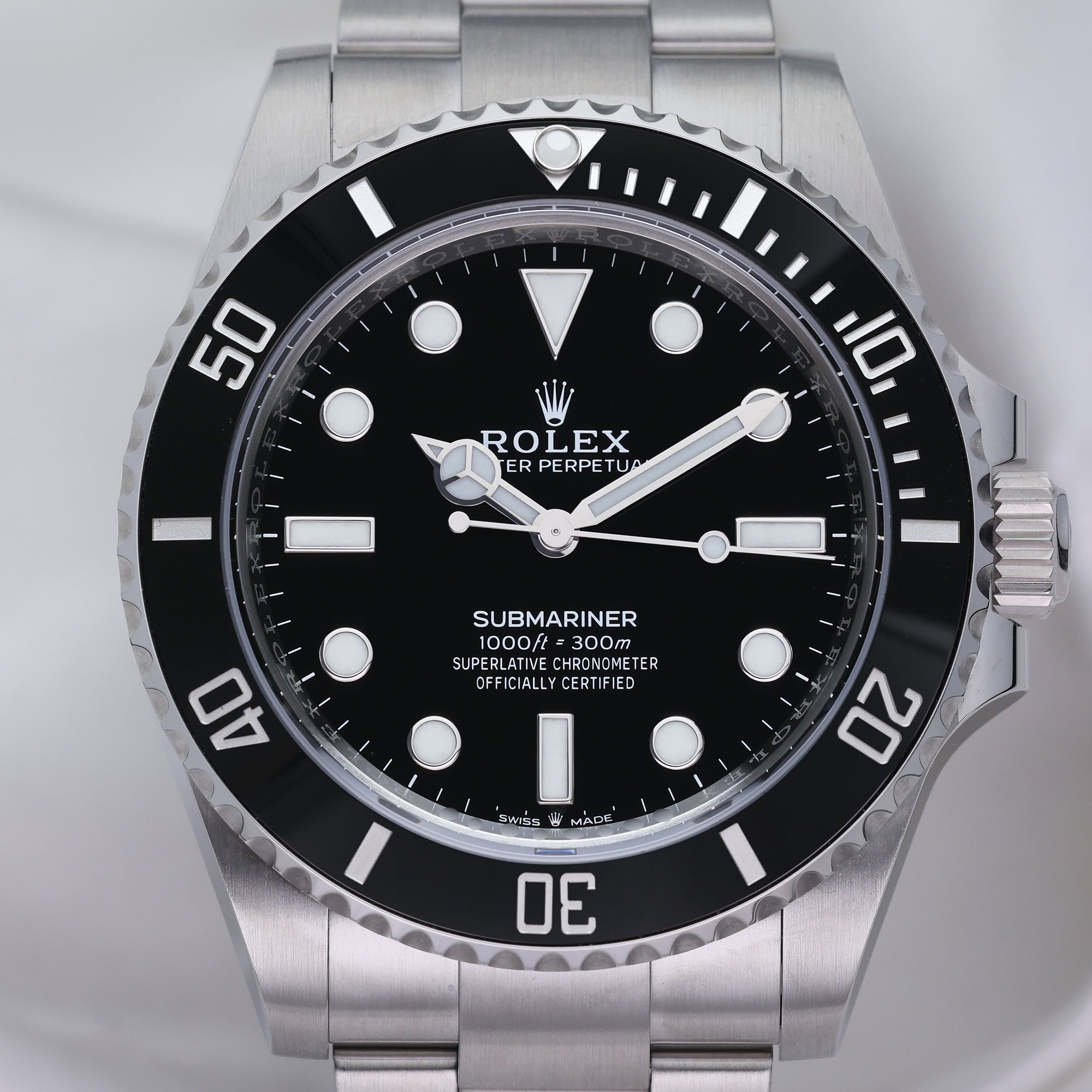 Rolex Submariner Non-Date 124060 Stainless Steel Second Hand Watch Collectors 2