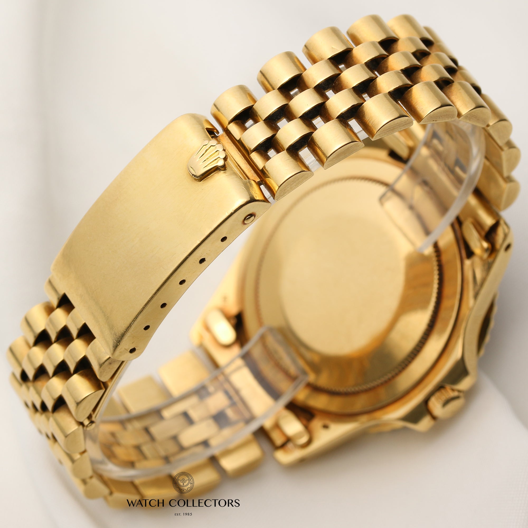 Rolex Vintage GMT-Master 1675 18K Yellow Gold Brown Nipple dial, Rootbeer bezel Second Hand Watch Collectors 8