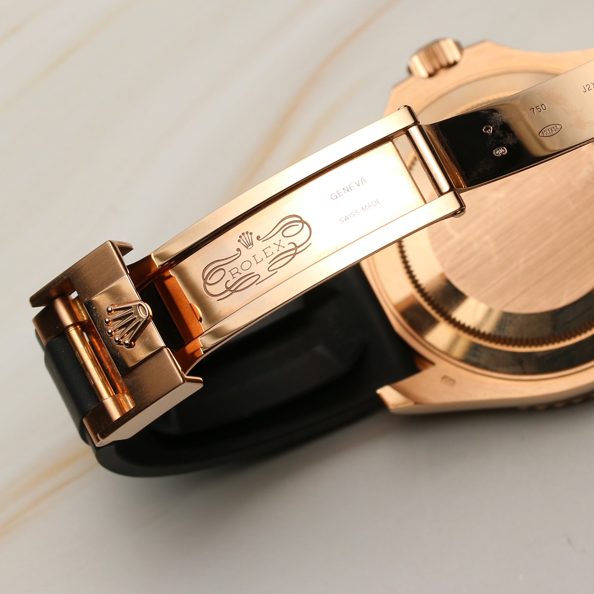 Rolex Yacht-Master 116655 18K Rose Gold Second Hand Watch Collectors 5