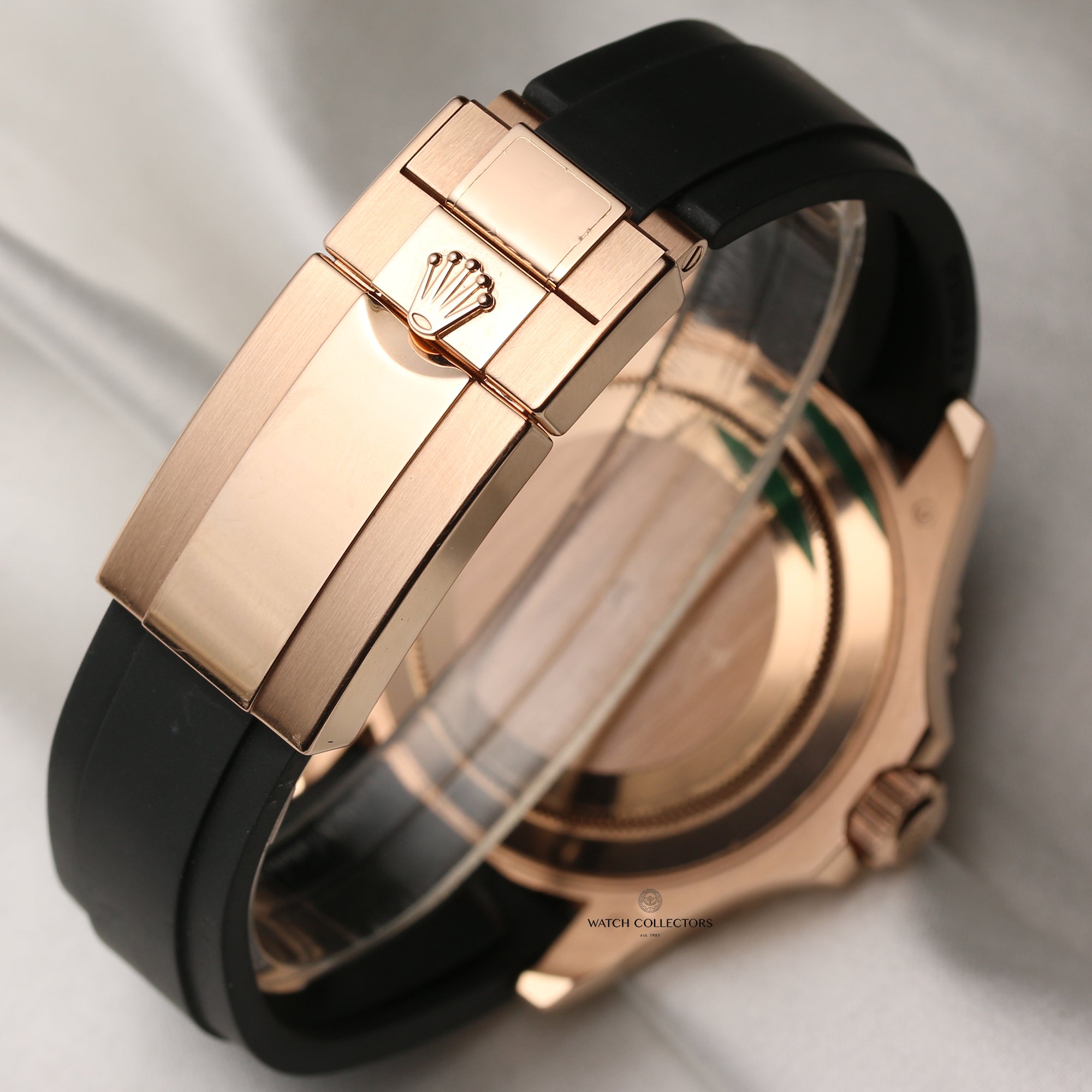 Rolex Yacht-Master 116655 18K Rose Gold Second Hand Watch Collectors 6