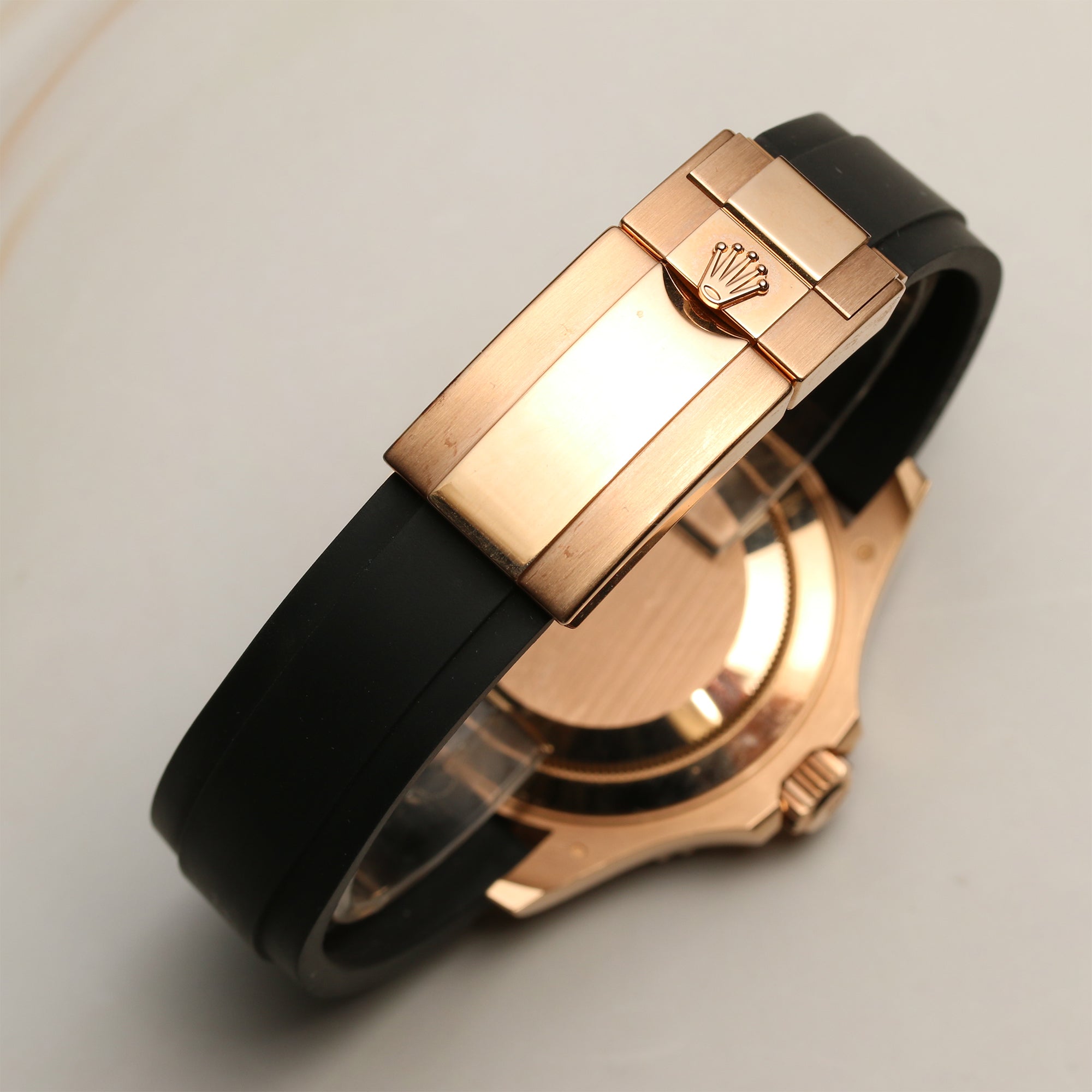 Rolex Yacht-Master 116655 18K Rose Gold Second Hand Watch Collectors 6