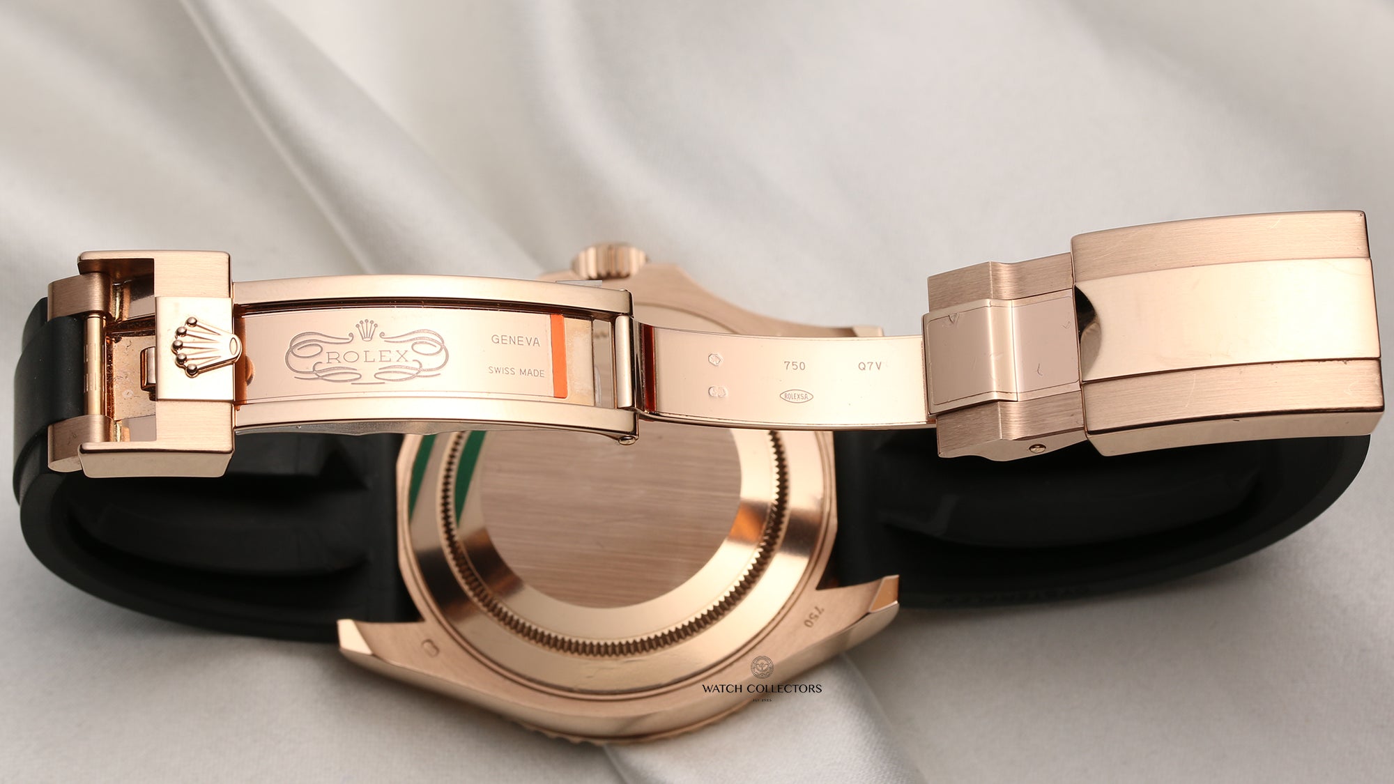 Rolex Yacht-Master 116655 18K Rose Gold Second Hand Watch Collectors 7