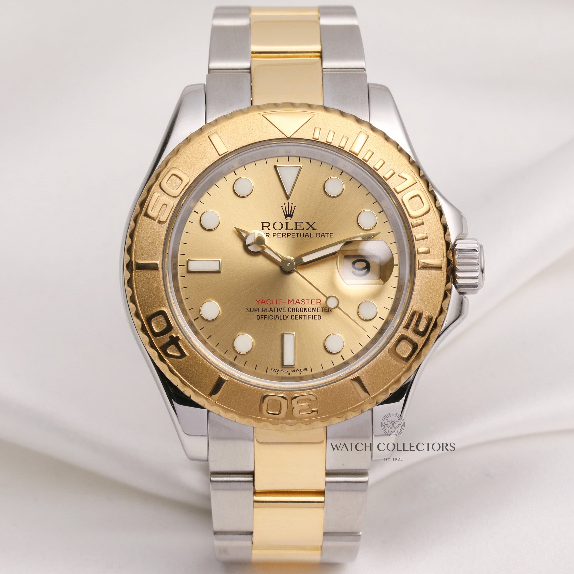 Rolex-Yacht-Master-16623-Steel-Gold-Second-Hand-Watch-Collectors-1