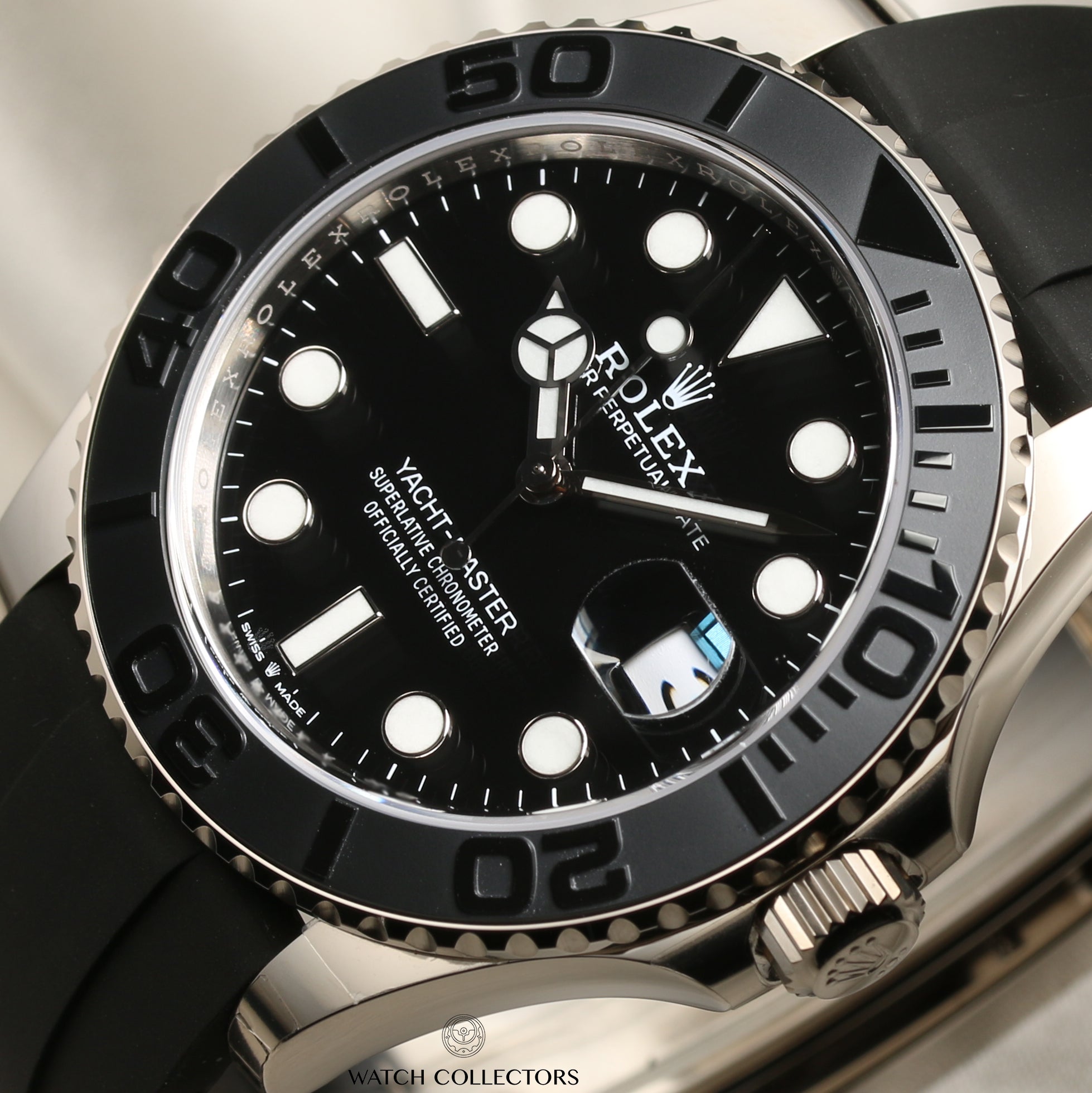 Rolex Yacht-Master 226659 18K White Gold Second Hand Watch Collectors 4