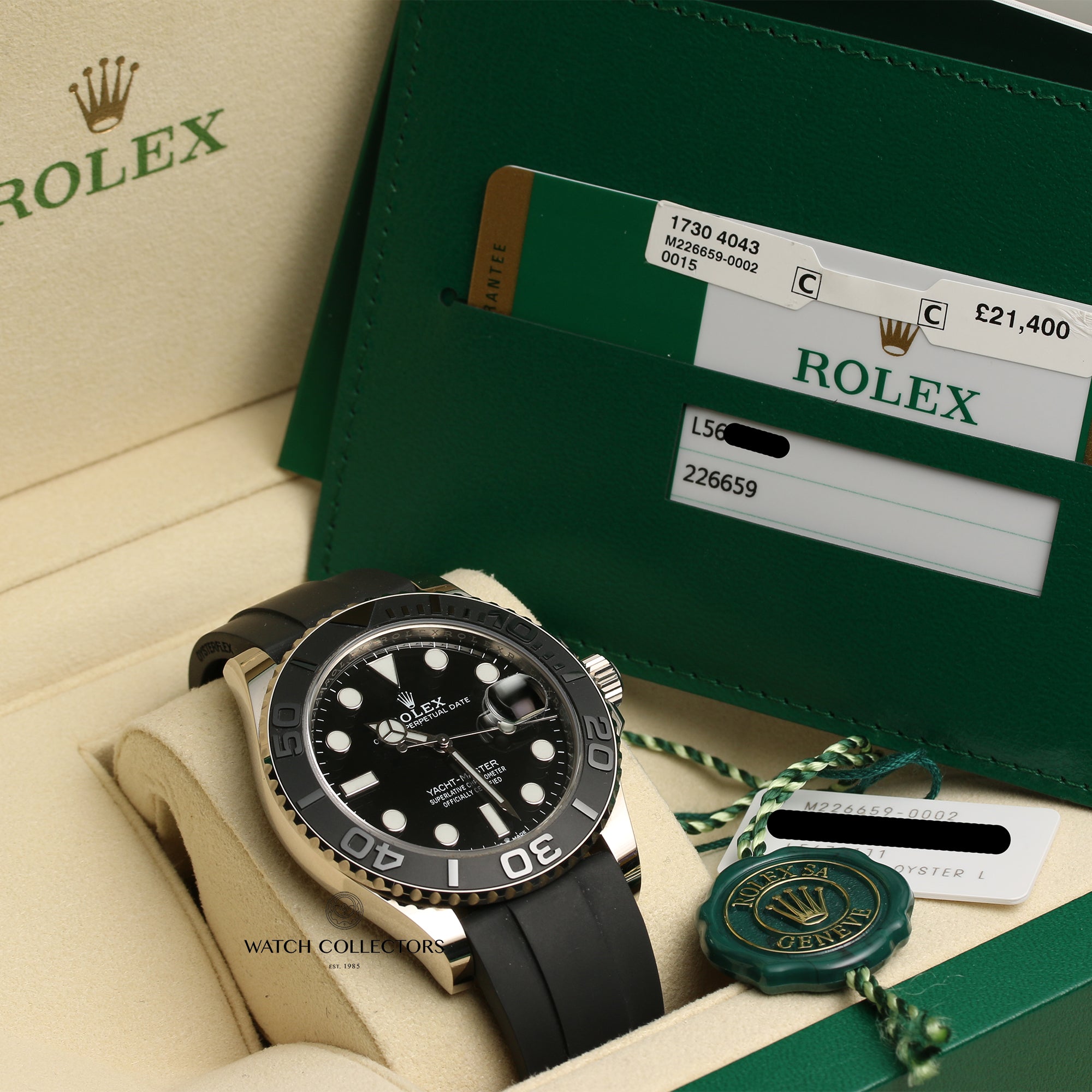 Rolex Yacht-Master 226659 18K White Gold Second Hand Watch Collectors 9