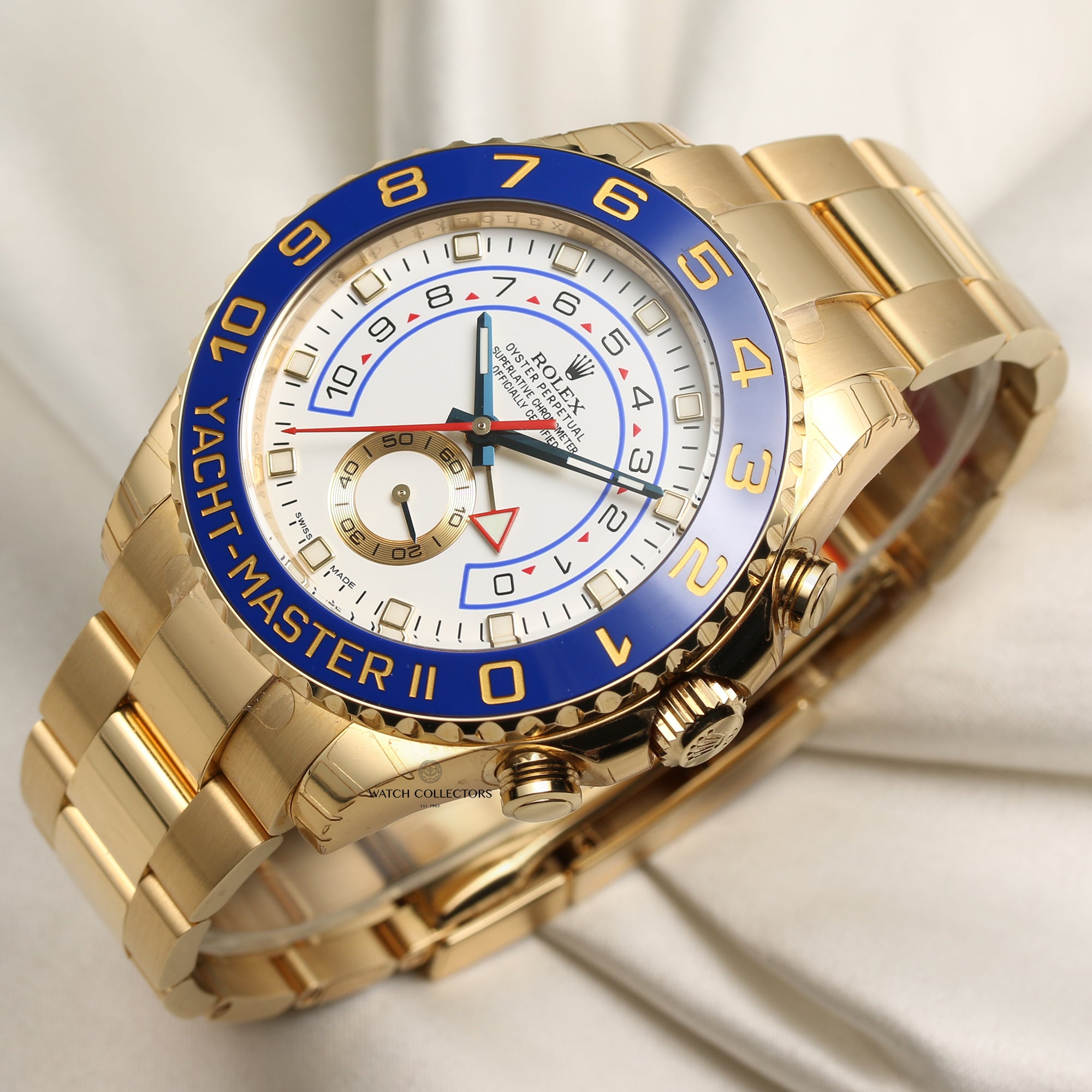 Rolex Yacht-Master II 116688 18K Yellow Gold Second Hand Watch Collectors 3
