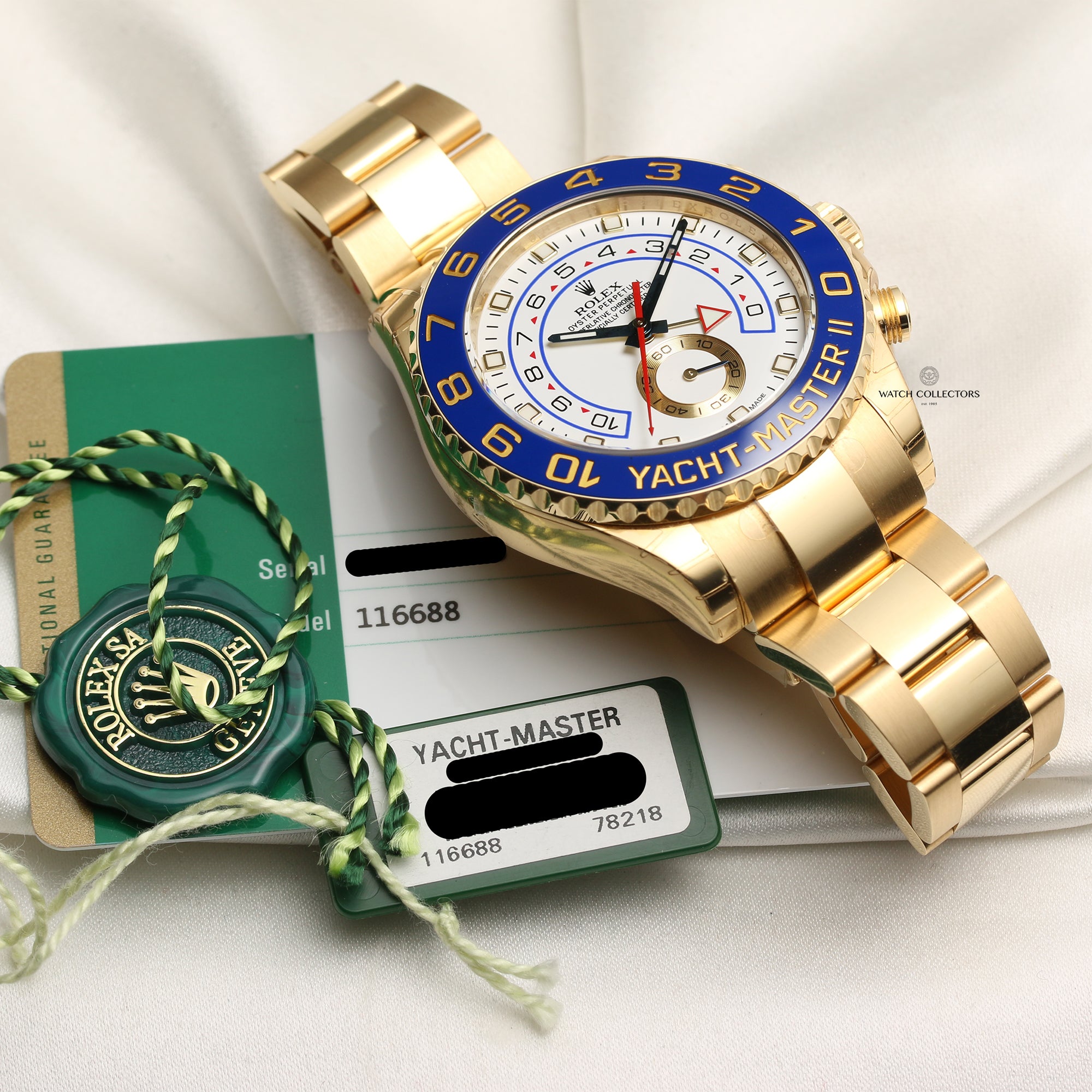 Rolex Yacht-Master II 116688 18K Yellow Gold Second Hand Watch Collectors 9