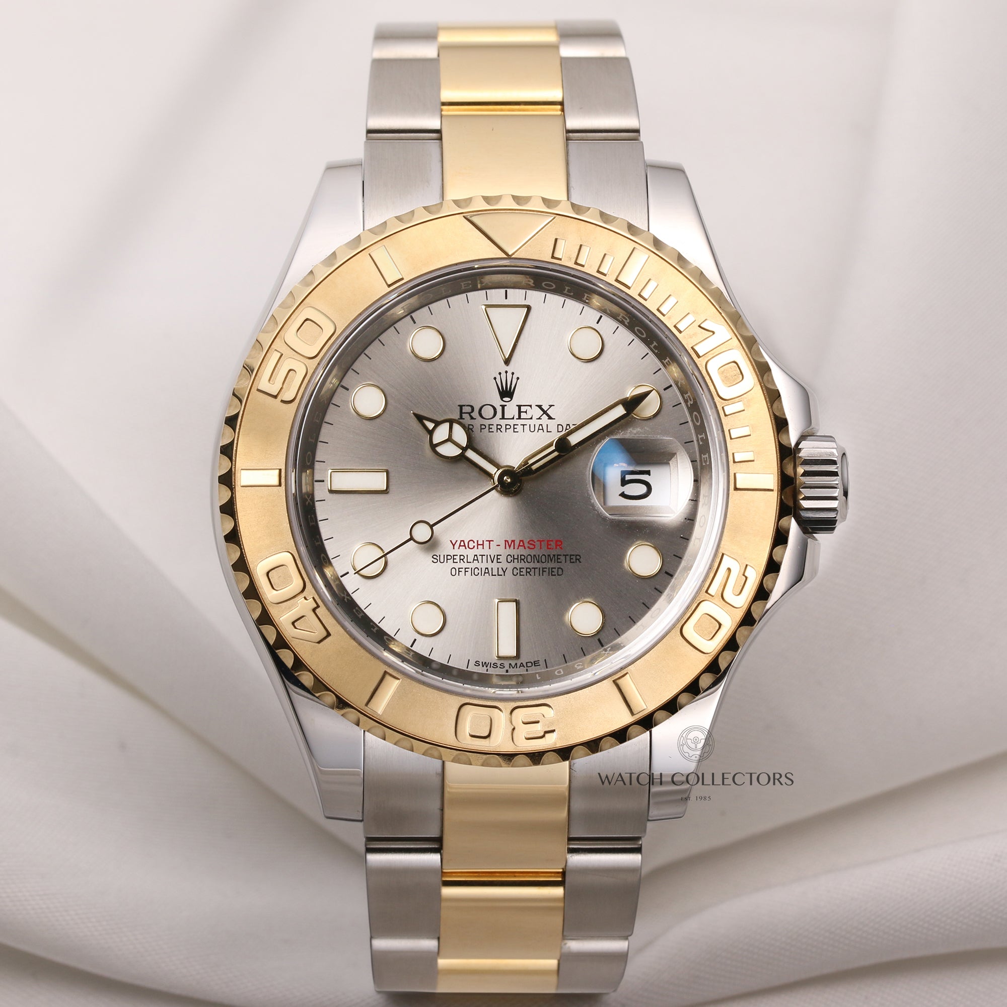 Rolex-Yacht-Master-Steel-Gold-Second-Hand-Watch-Collectors-1