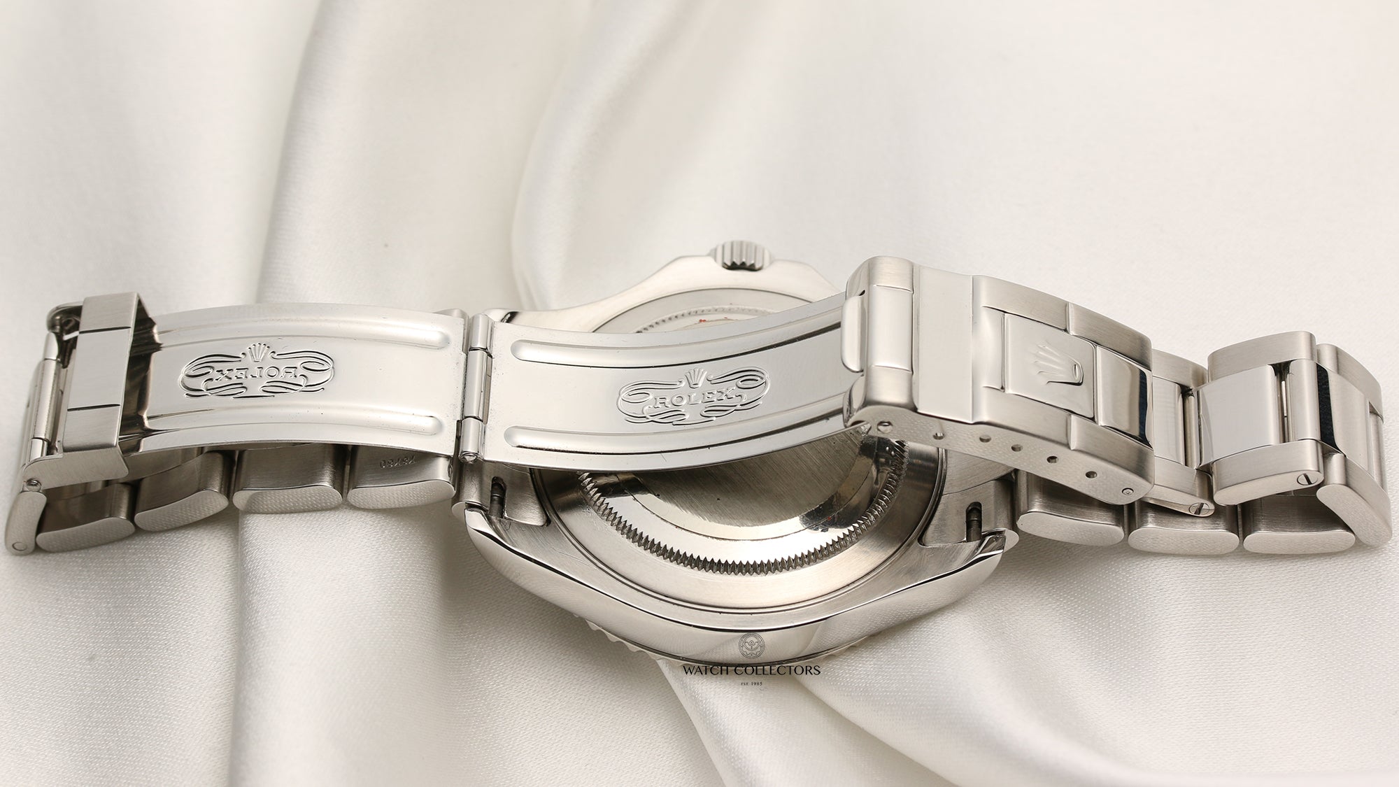 Rolex Yacht-master stainless steel second hand watch collectors 7