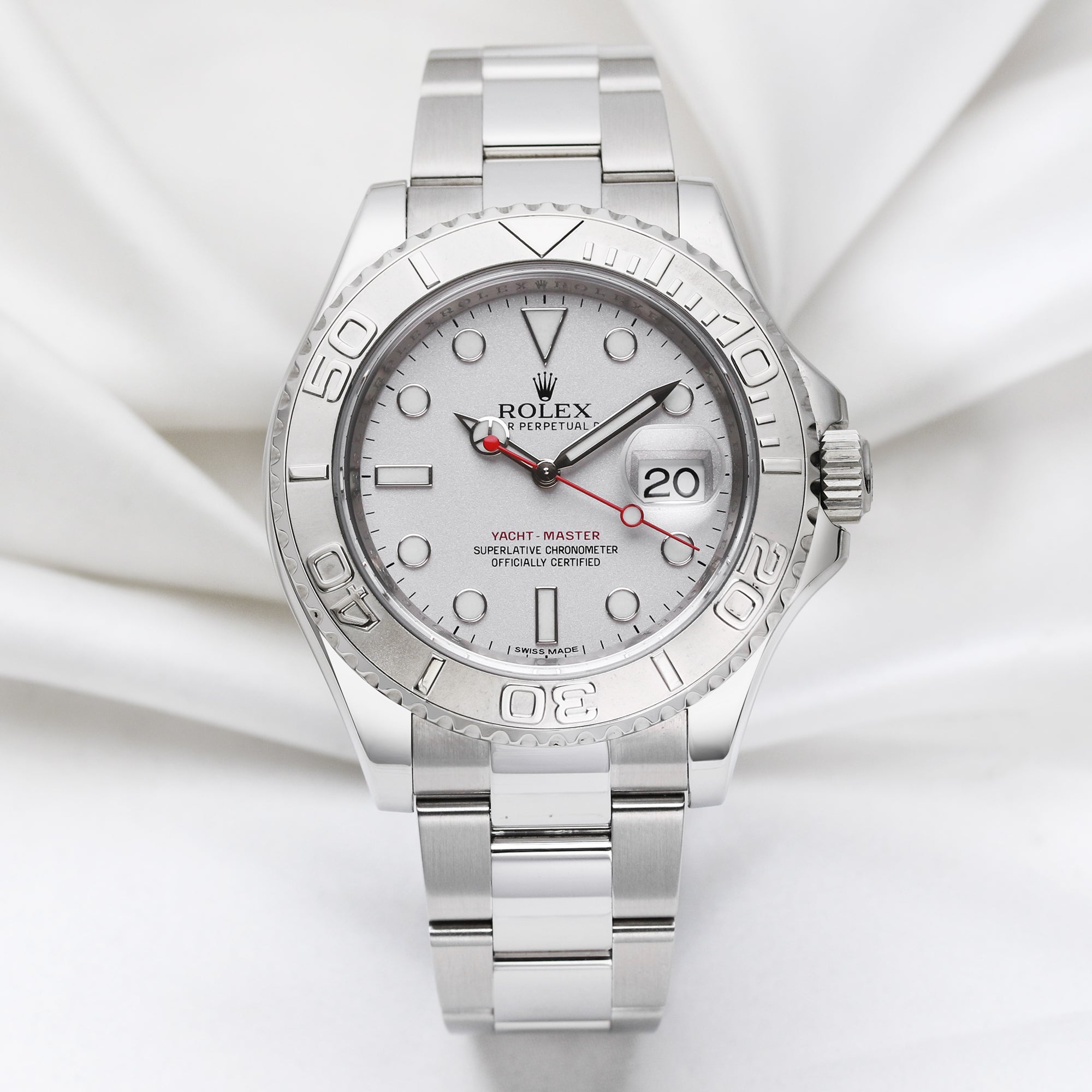 Rolex Yachtmaster Stainless Steel Second Hand Watch Collectors 1