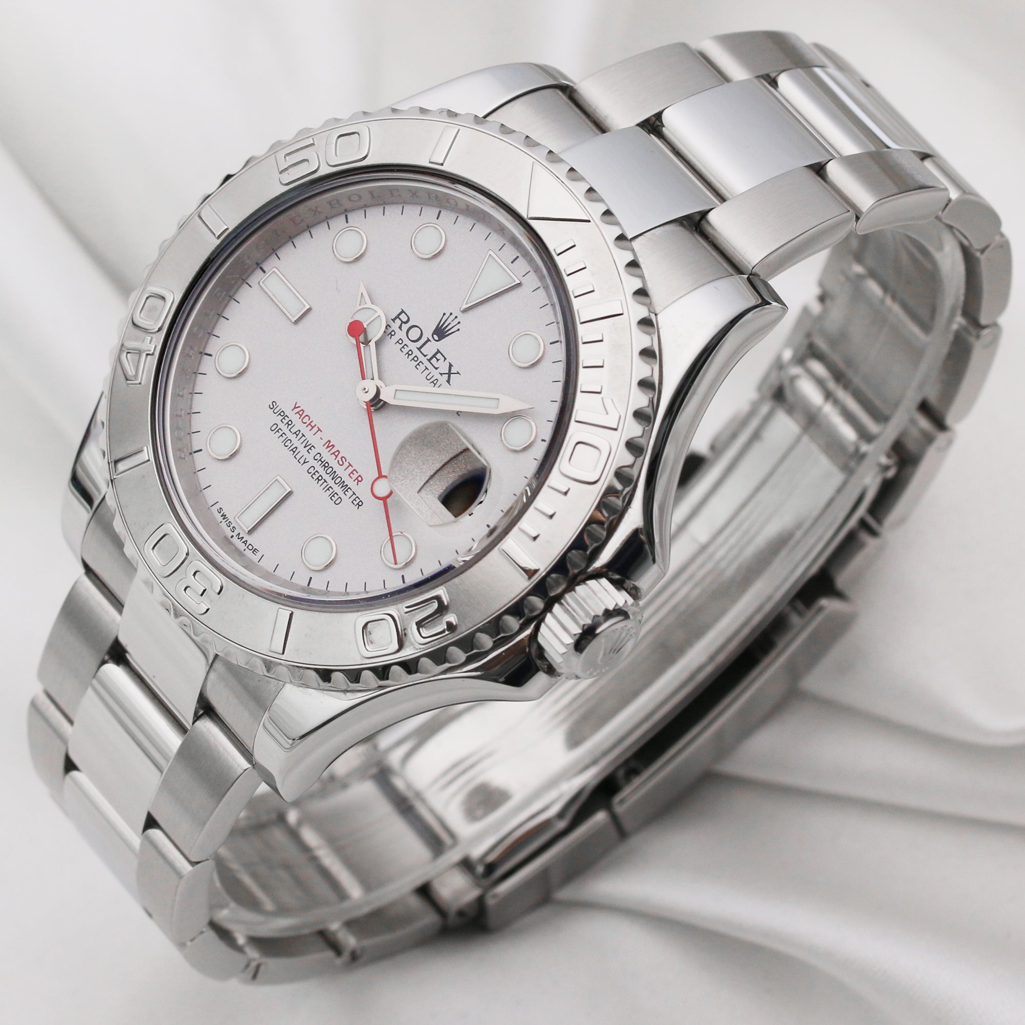 Rolex Yachtmaster Stainless Steel Second Hand Watch Collectors 3