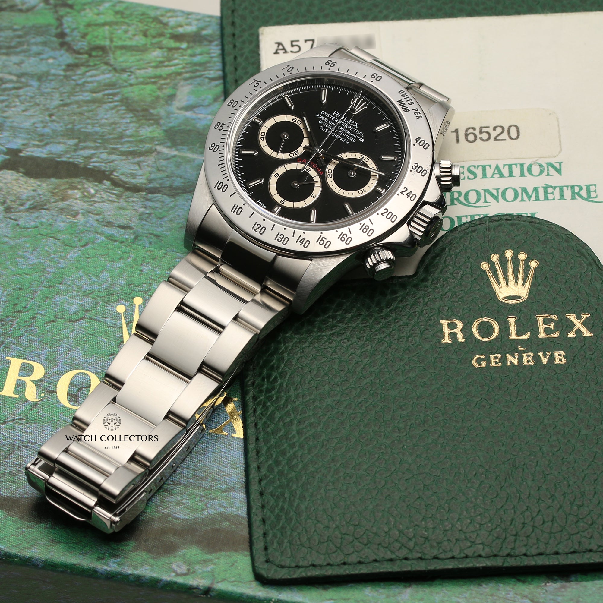 Rolex Zenith Daytona 16500 Stainless Steel Second Hand Watch Collectors 10