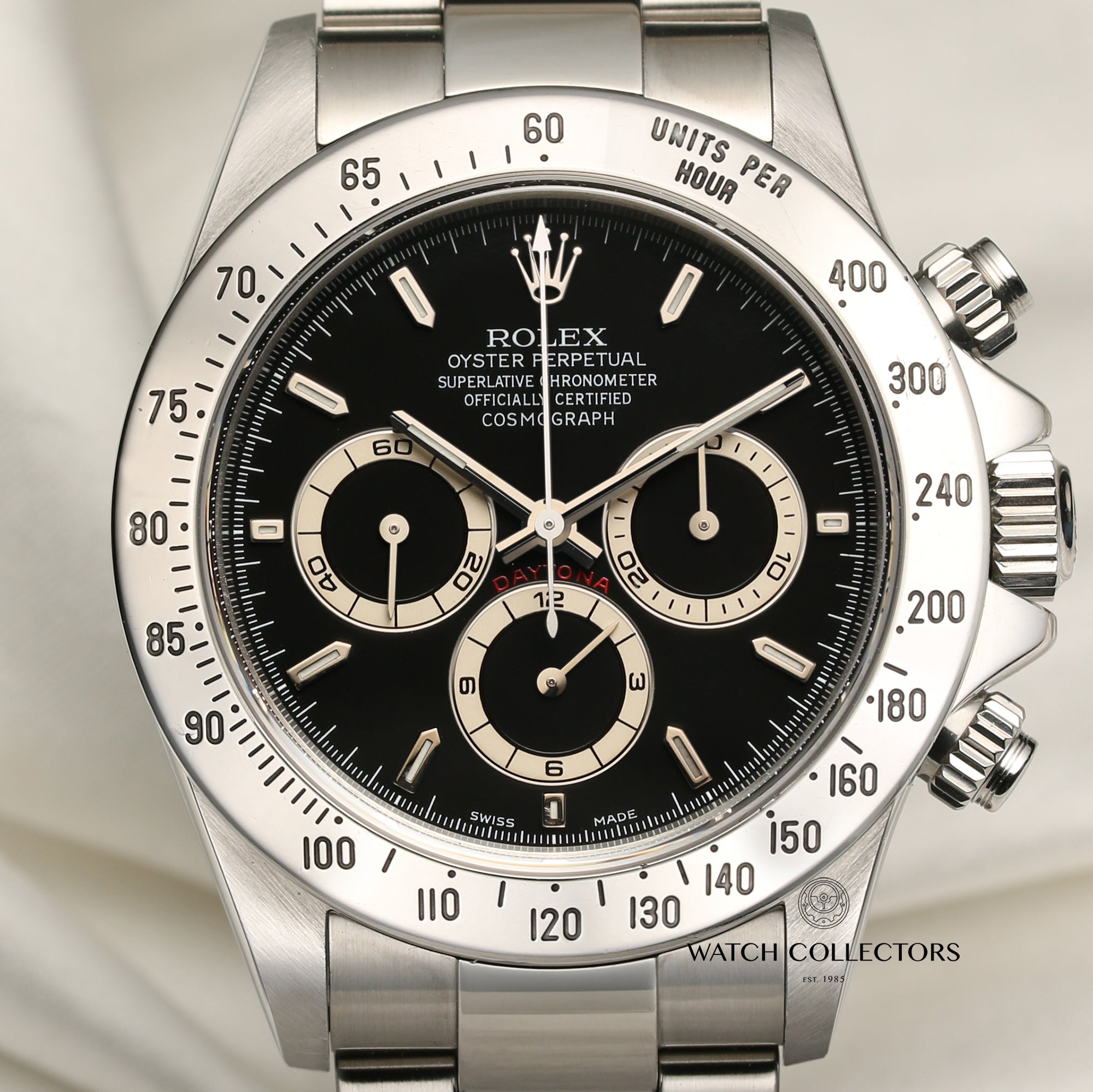 Rolex Zenith Daytona 16500 Stainless Steel Second Hand Watch Collectors 2
