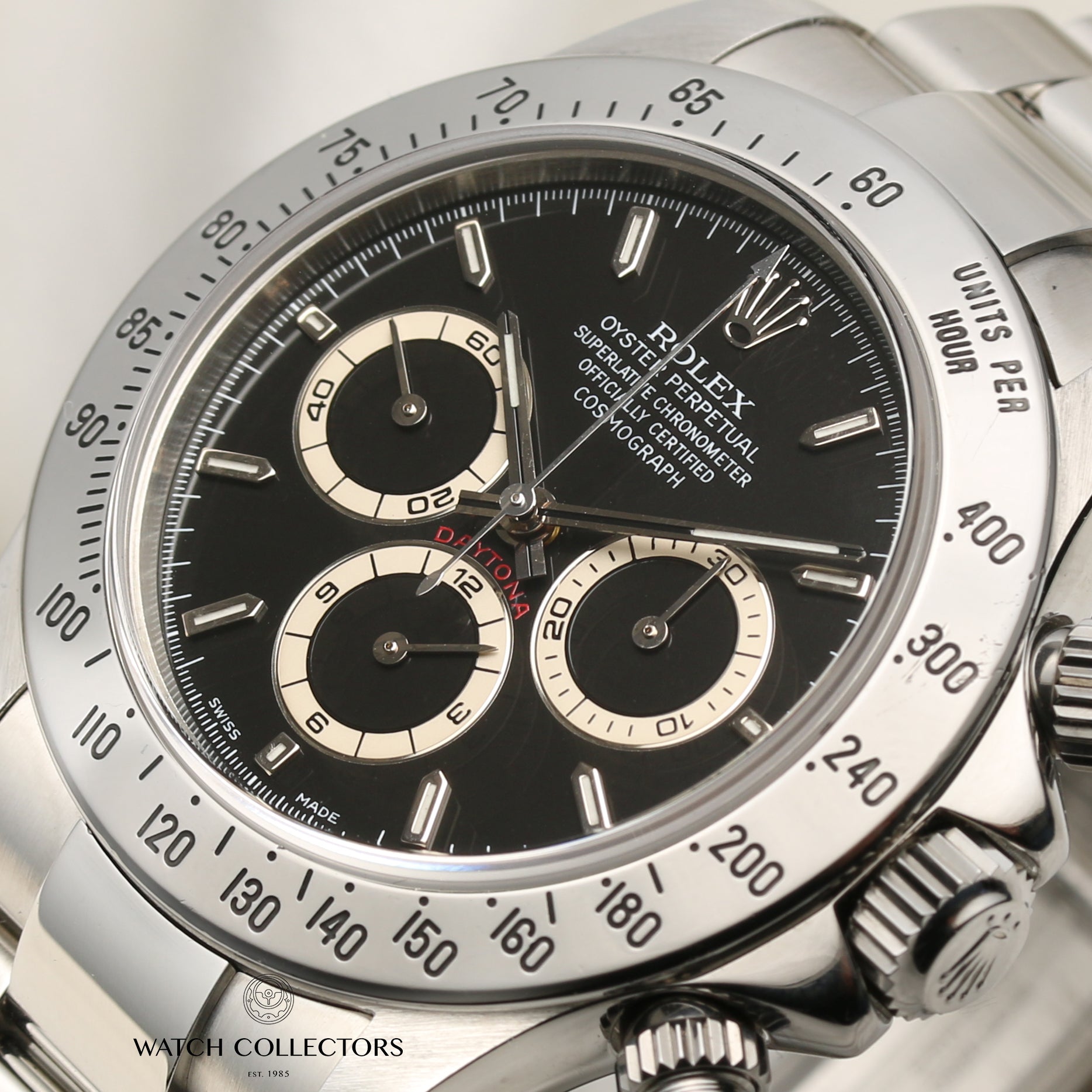Rolex Zenith Daytona 16500 Stainless Steel Second Hand Watch Collectors 4