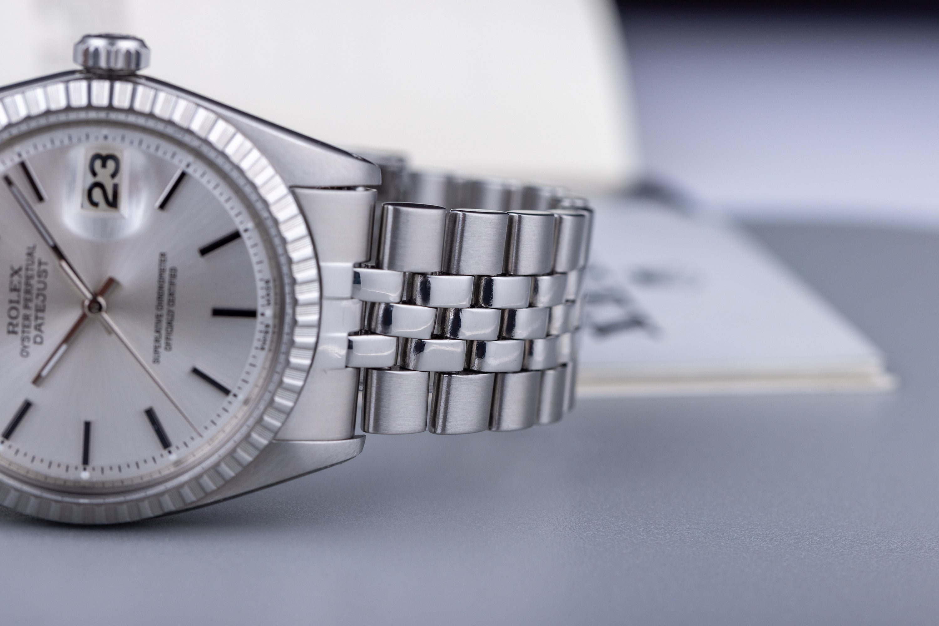 Rolex DateJust | REF. 1603/0 | Silver Dial | 1966 | Box & Papers | Stainless Steel