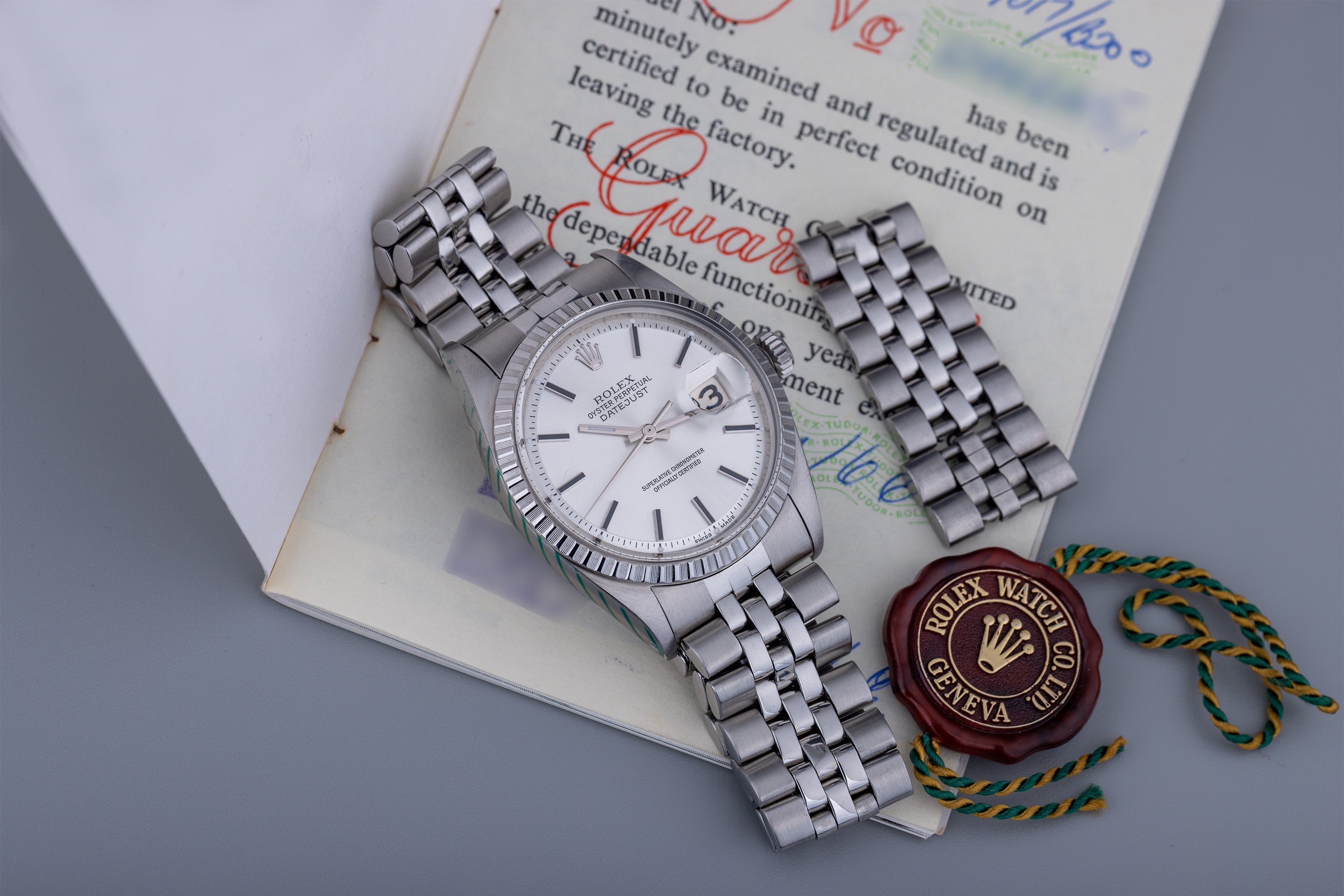 Rolex DateJust | REF. 1603/0 | Silver Dial | 1966 | Box & Papers | Stainless Steel