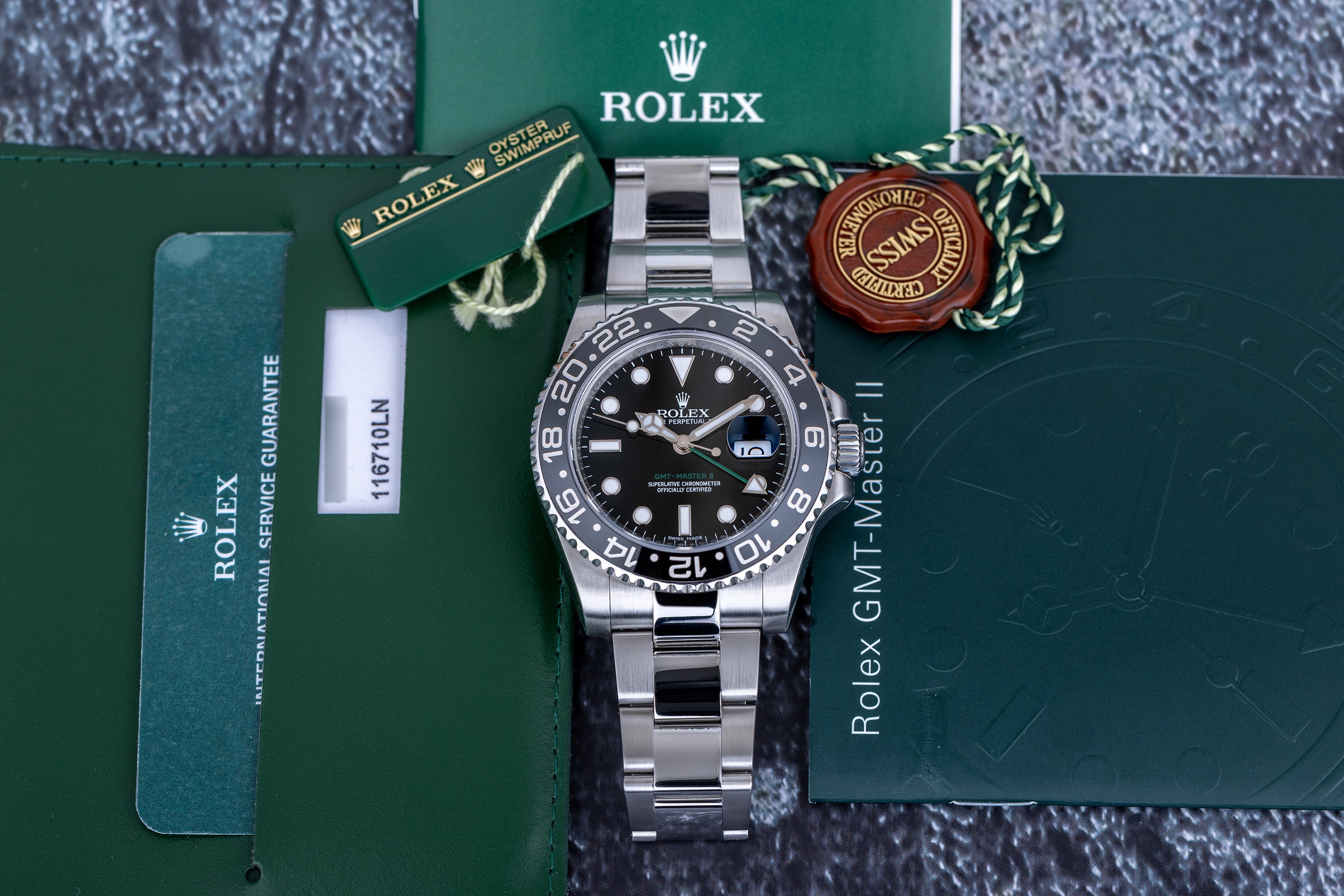 Rolex GMT-Master II | REF. 116710LN | Box & Service Papers | Stainless Steel