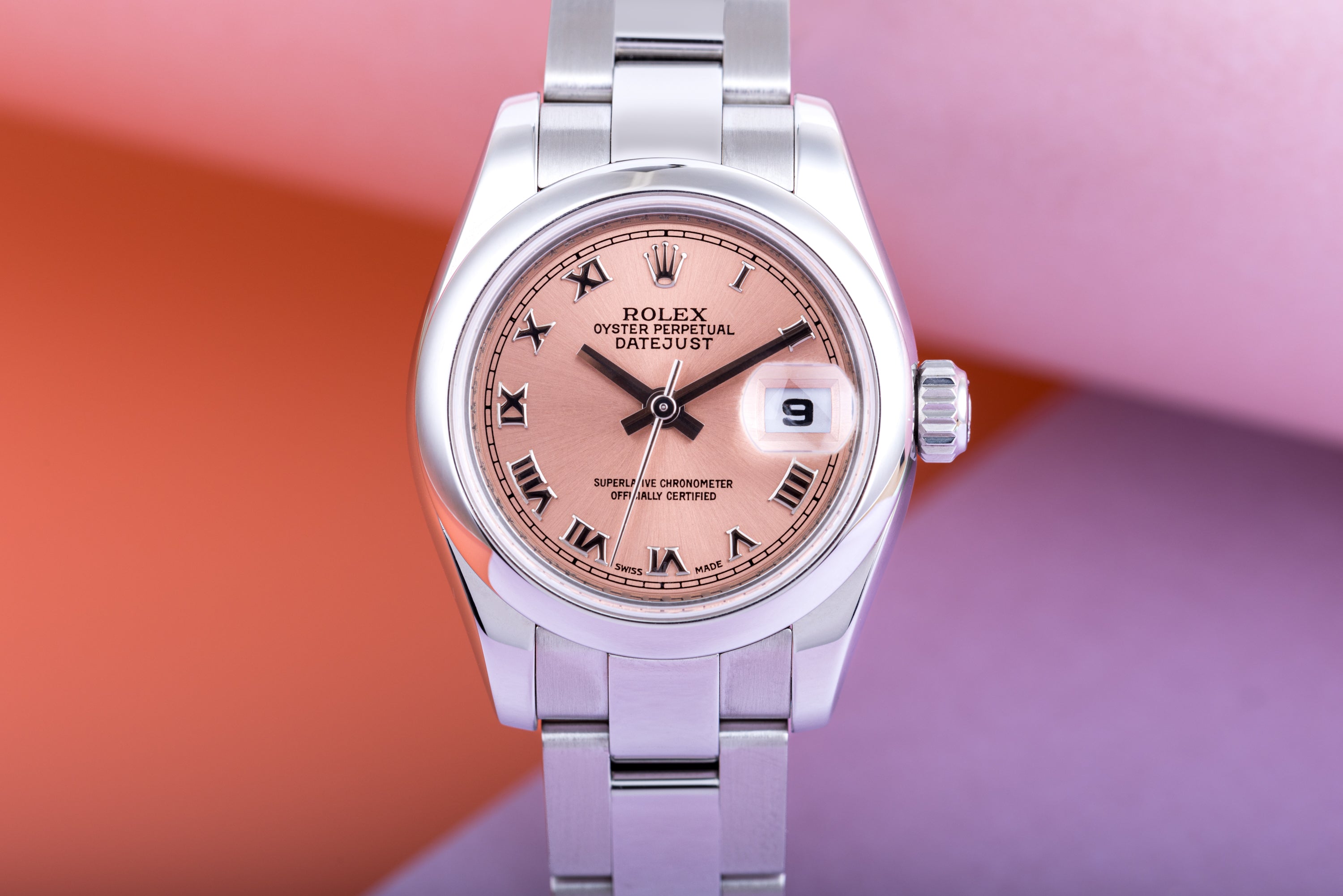 Rolex Lady DateJust | REF. 179160 | Salmon Pink Dial | Stainless Steel
