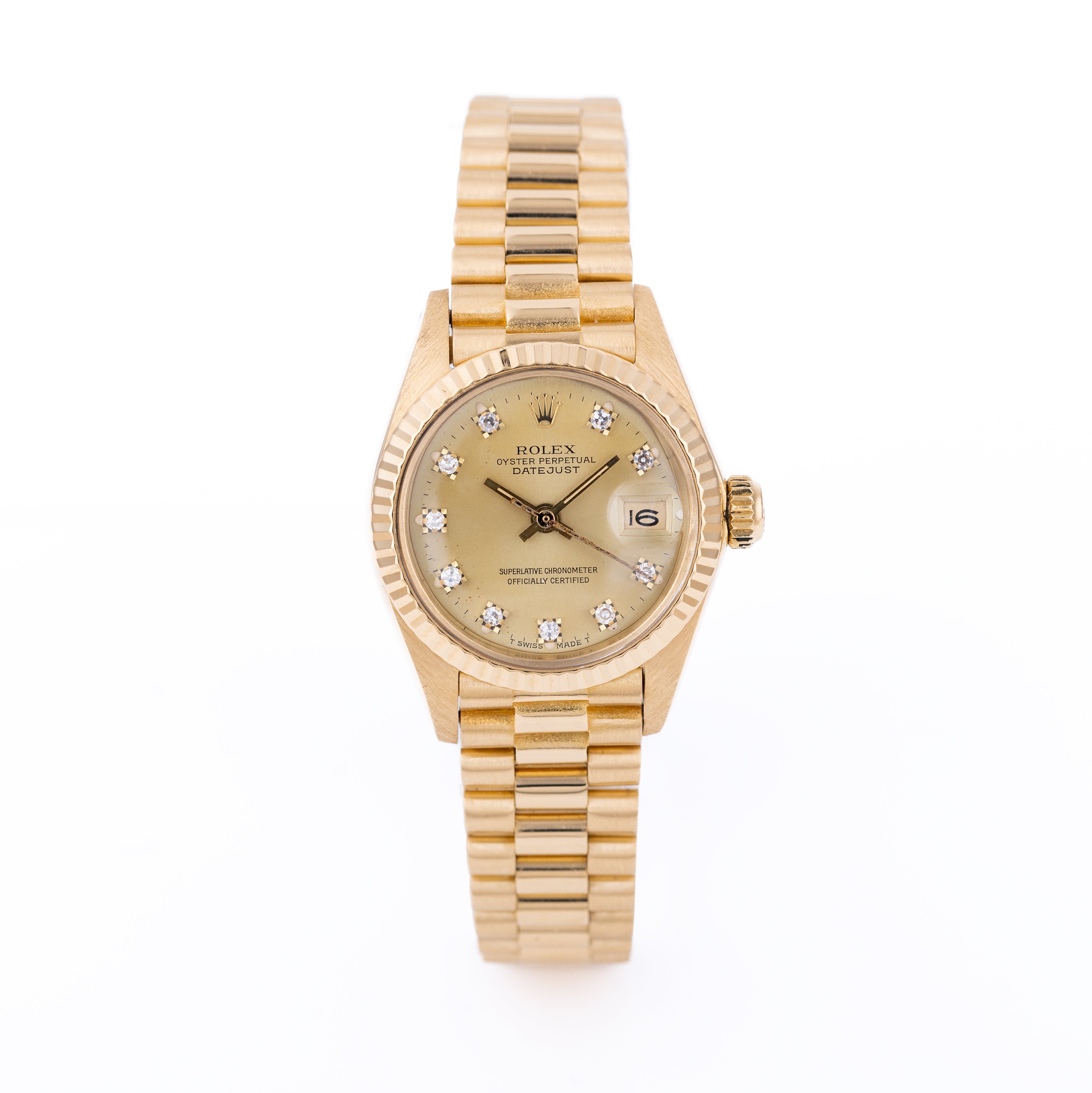 Rolex Lady DateJust | REF. 6917 | Gold Diamond Dial | 1984 | 18k Yellow Gold